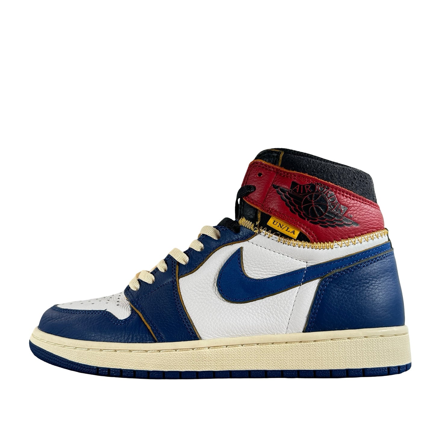 BV1300 146 Jordan 1 Union Storm Blue Toe [USED] - 9 M (Used) (Replace Box)