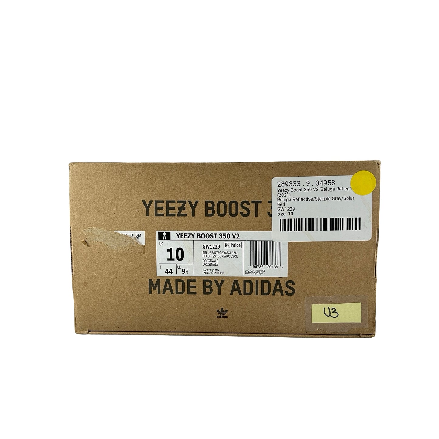 GW1229 Yeezy Boost 350 V2 Beluga Reflective [USED] - 10 M (Used3)