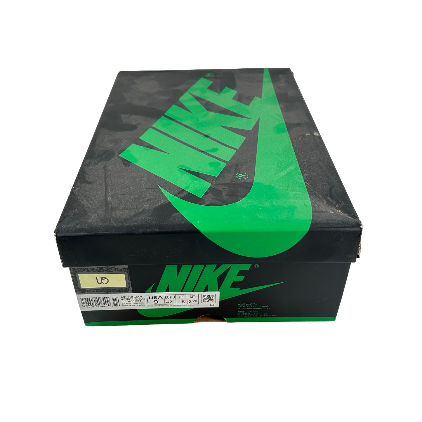 DZ5485 031 Jordan 1 Retro High OG Lucky Green [USED] - 9 M (Used5)