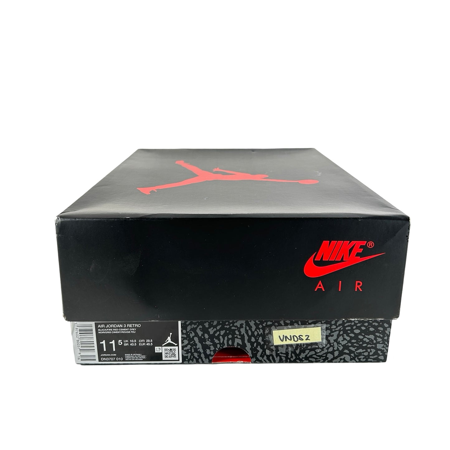DN3707 010 Jordan 3 Retro Black Cement Reimagined (2024) [USED] - 11.5 M (VNDS2)