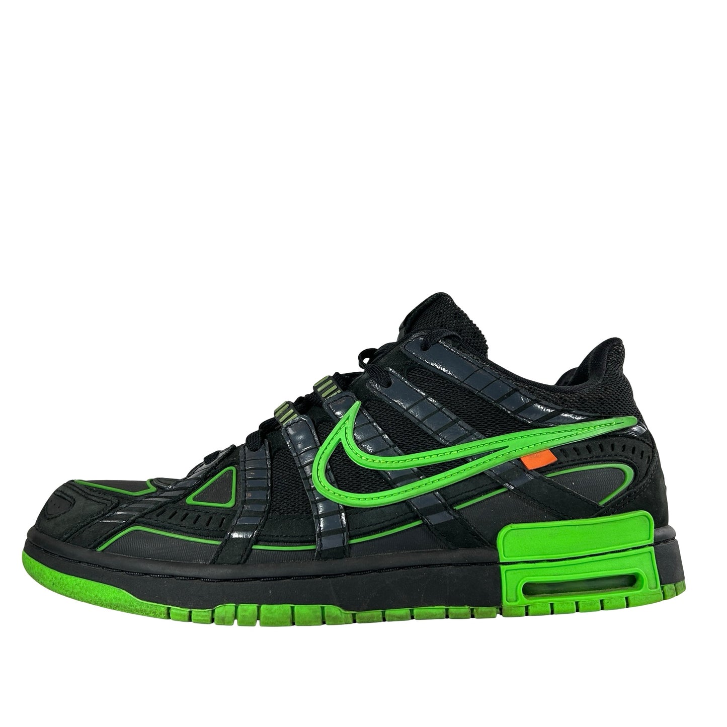 CU6015 001 Nike Air Rubber Dunk Off-White Green Strike [USED] - 11.5 M (Used)