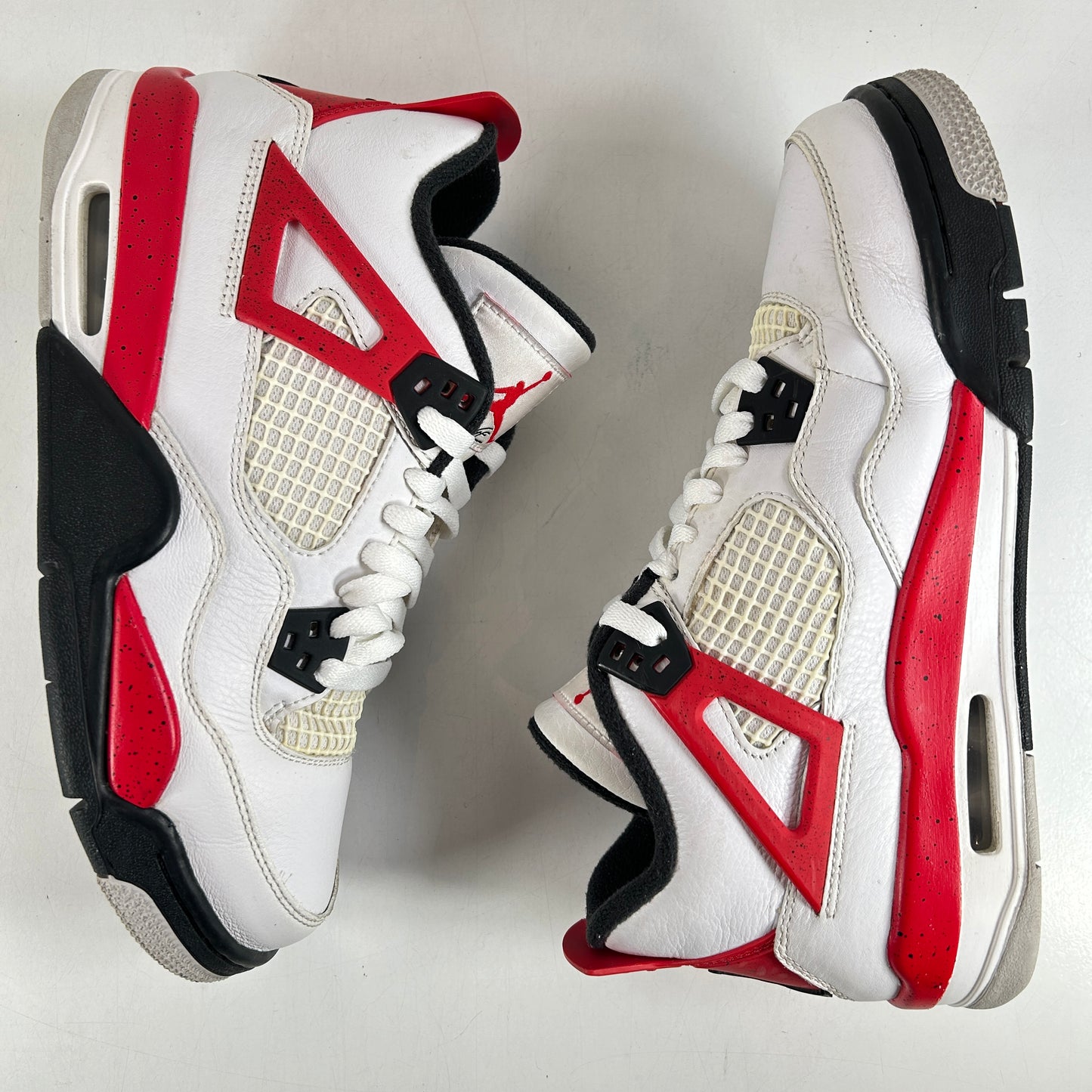 408452 161 Jordan 4 Retro Red Cement (GS) [USED] - 7 Y (Used) (No Box)