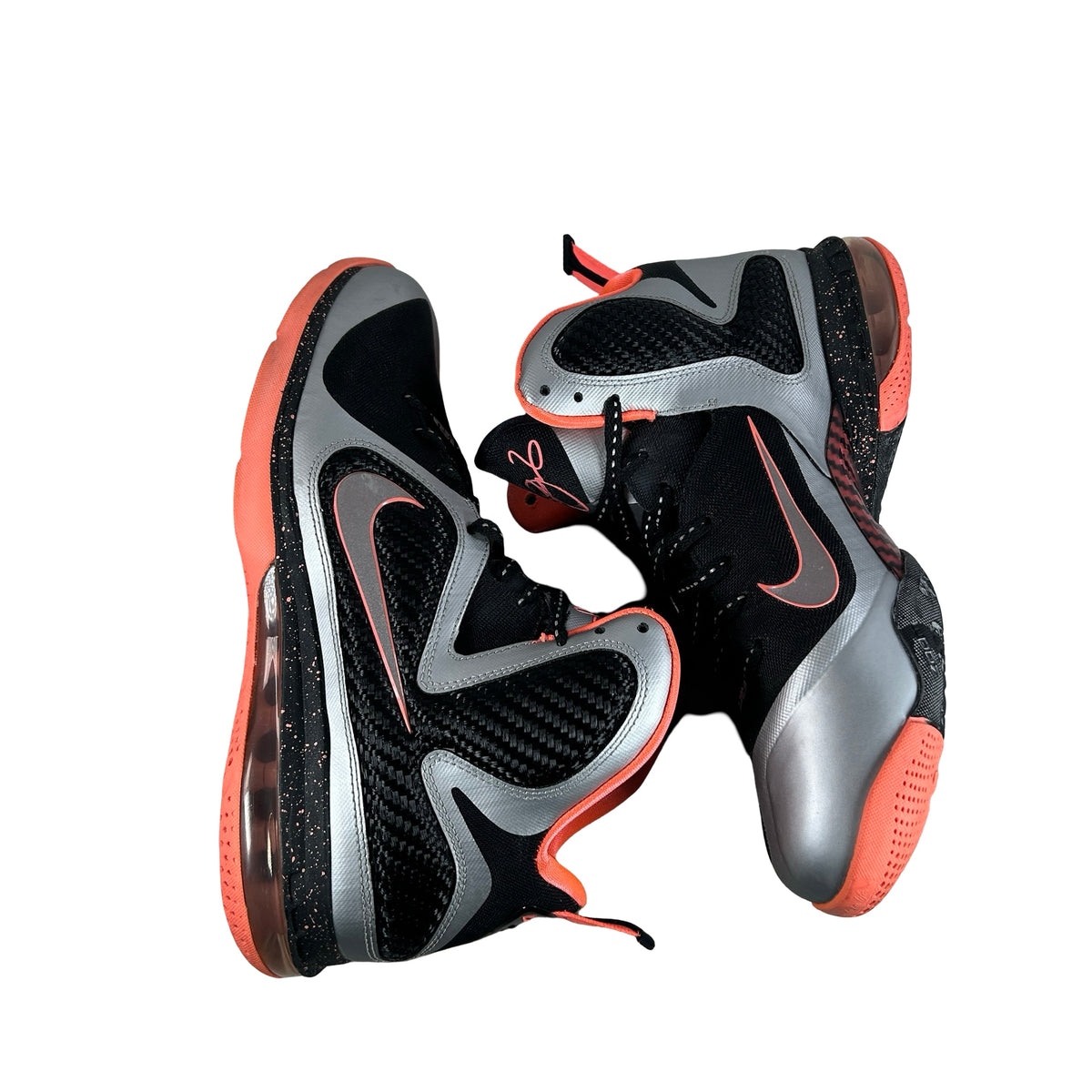 469764 005 Nike LeBron 9 Mango [USED] - 10 M (Used)