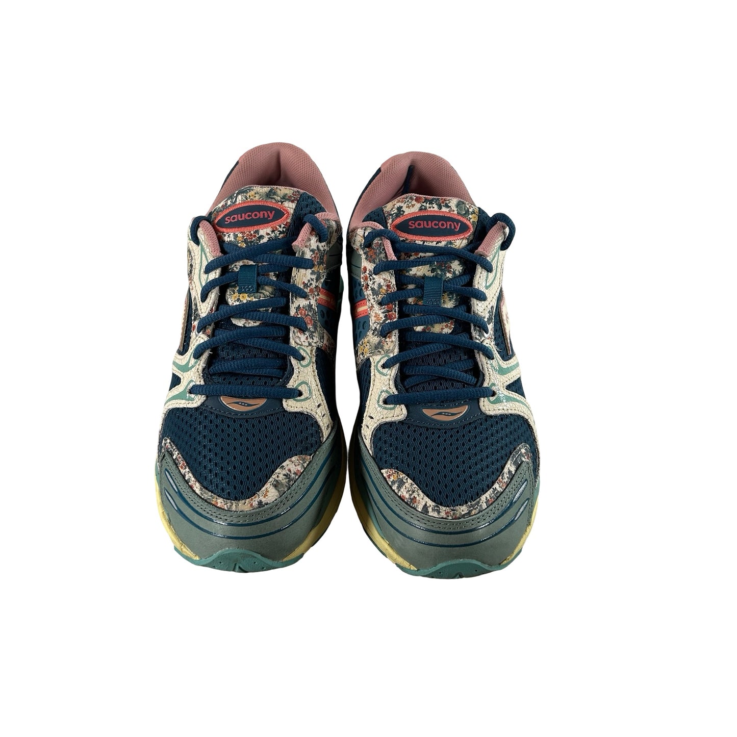 S71015 2 Saucony ProGrid Triumph 4 Floral Blue Beige [USED] - 9 M (Used)