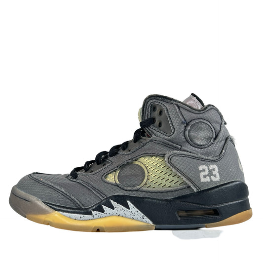 CT8480 001 Jordan 5 Blanco roto Negro