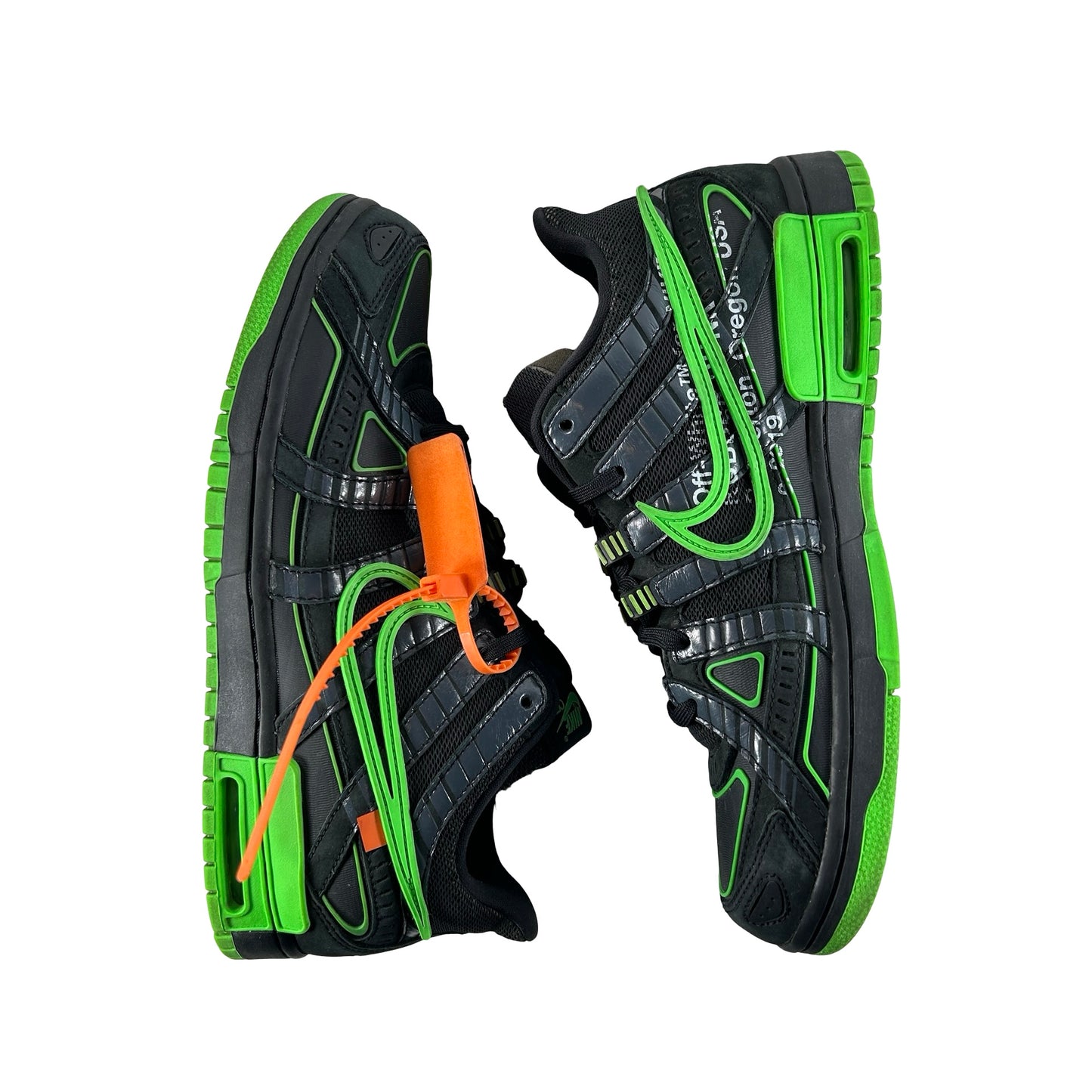 CU6015 001 Nike Air Rubber Dunk Off-White Green Strike [USED] - 11 M (Used) (No Box)