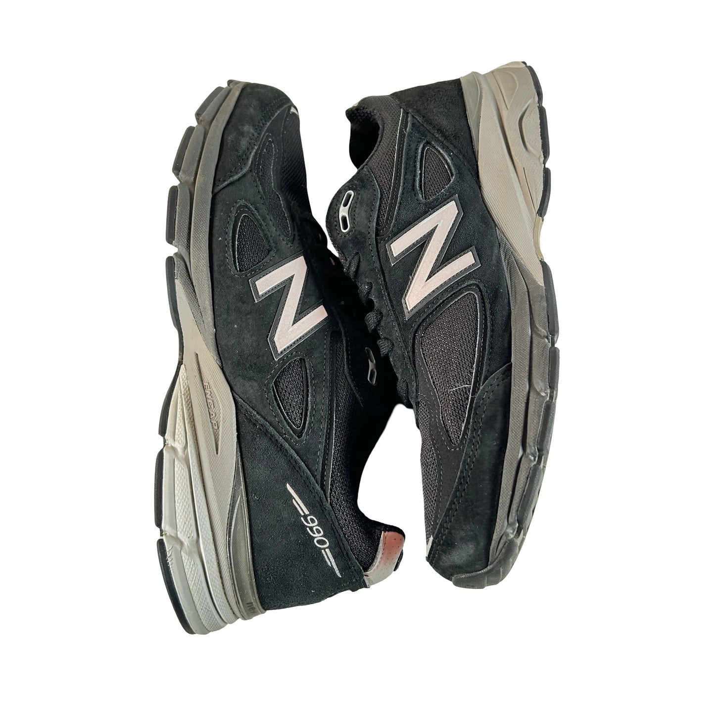 U990BL4 New Balance 990v4 MiUSA Black Silver [USED] - 12 M (Used) (No Box)