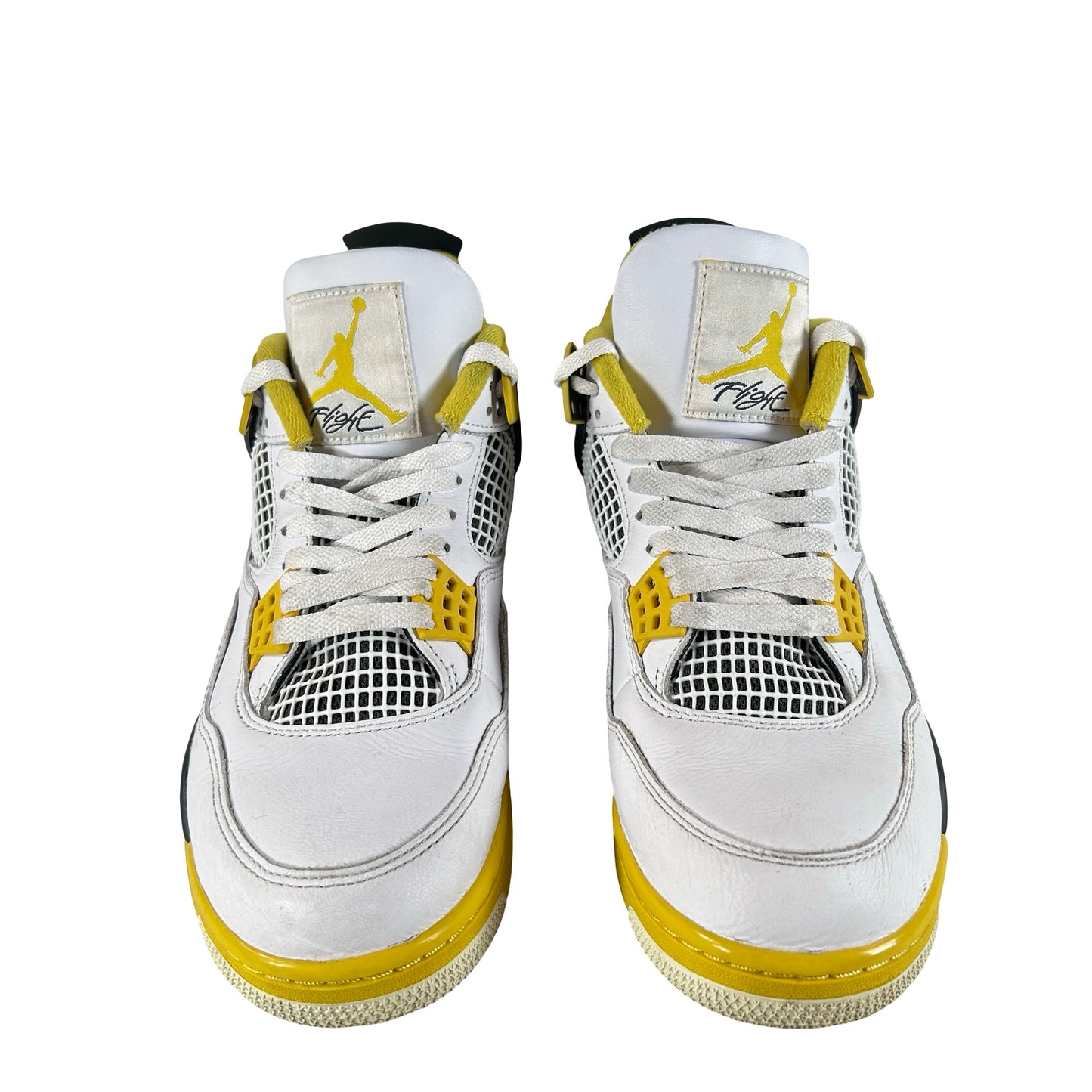 AQ9129 101 Jordan 4 Retro Vivid Sulfur (Women's) [USED] - 11 W (Used) (No Box)