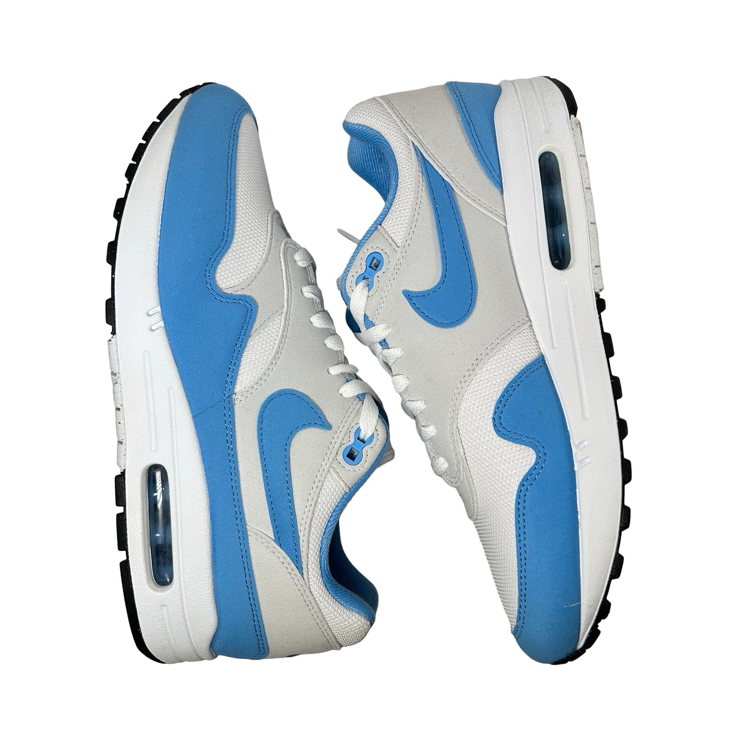 FD9082 103 Nike Air Max 1 White University Blue [USED] - 9 M (Used)