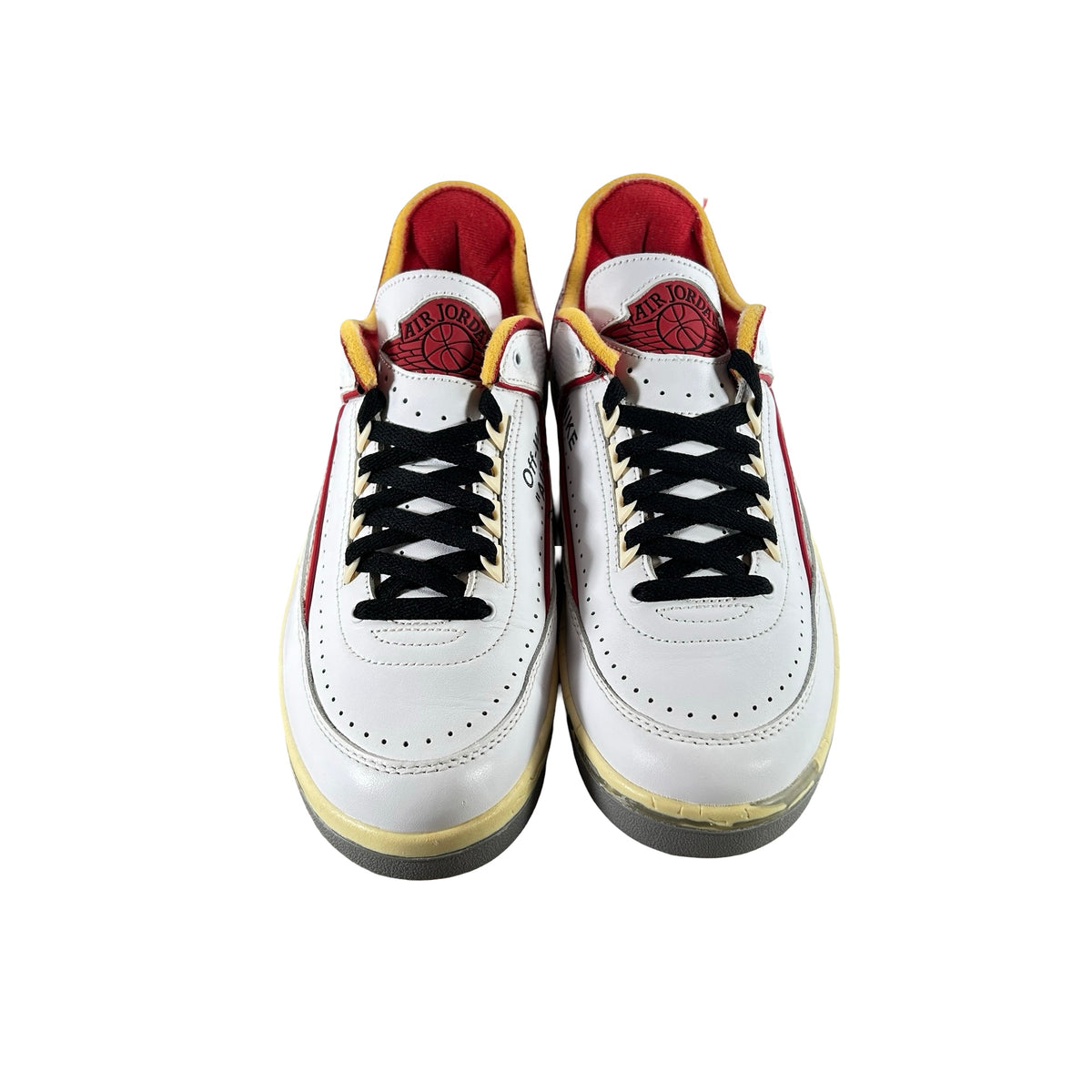 DJ4375 106 Jordan 2 Retro Low SP Off-White White Red [USED] - 9.5 M (Used2)