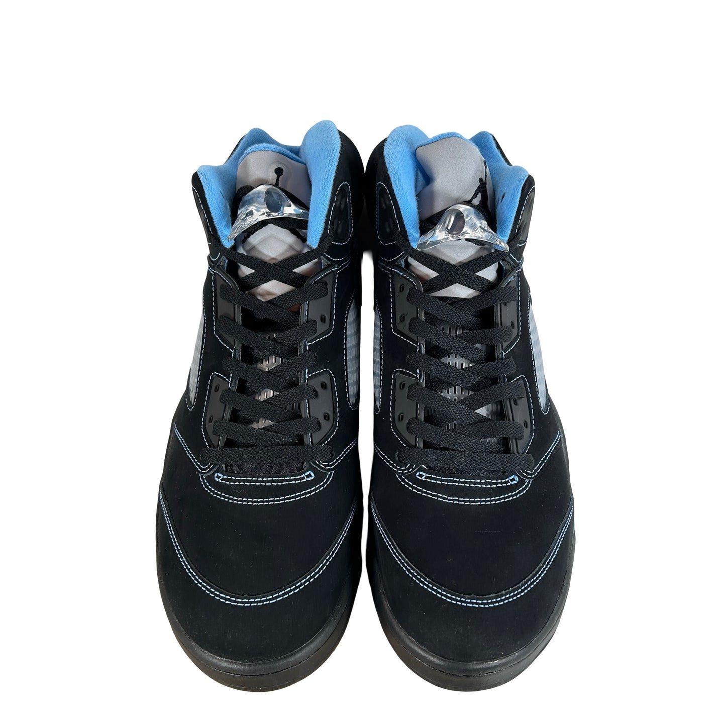 DD0587 008 Jordan 5 Retro Black University Blue (2026) [USED] - 11 M (Used)