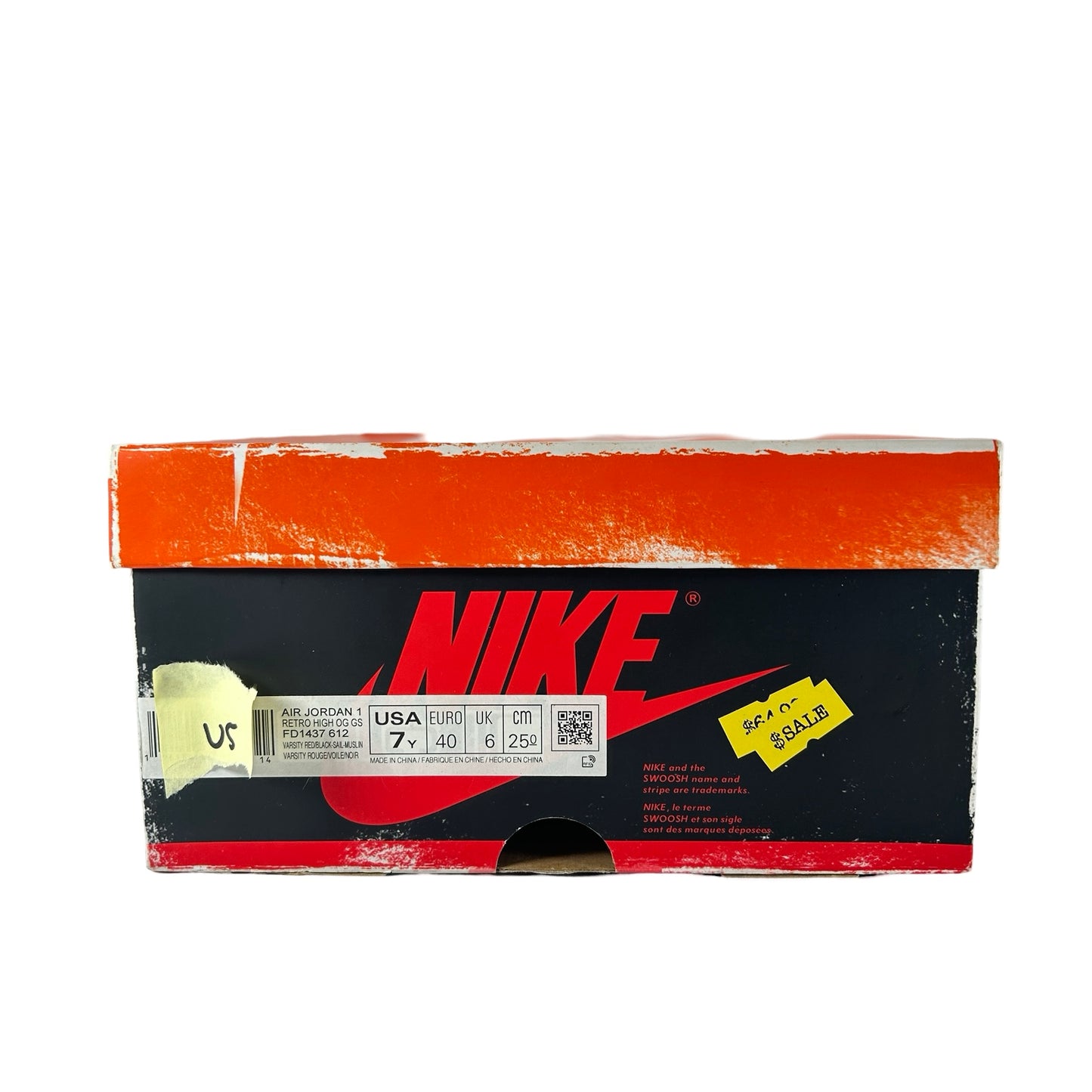 FD1437 612 Jordan 1 Retro High OG Chicago Lost and Found (GS) [USED] - 7 Y (Used5)