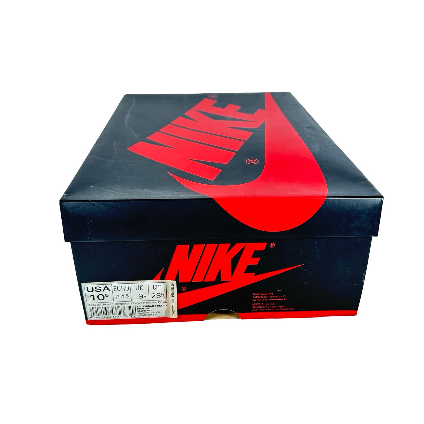 555088 011 Jordan 1 Retro Yin Yang Black [USED] - 10.5 M (Used)