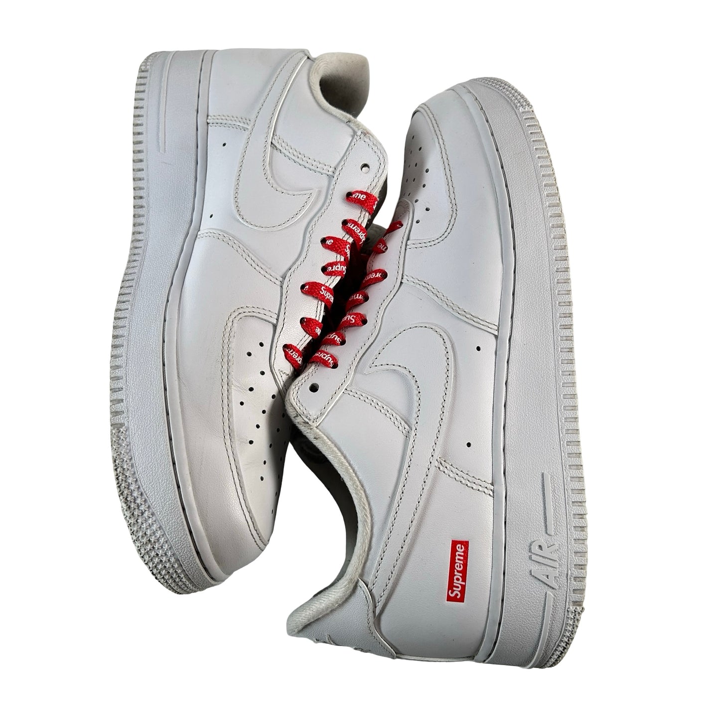 CU9225 100 Nike Air Force 1 Low Supreme White [USED] - 10.5 M (Used4)