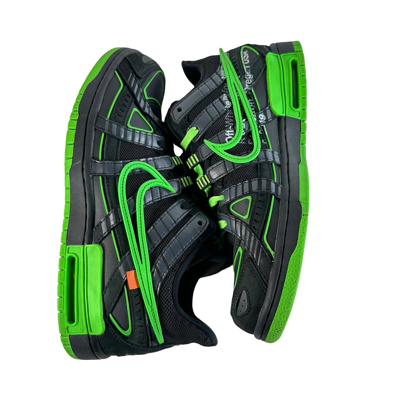 CU6015 001 Nike Air Rubber Dunk Off-White Green Strike [USED] - 10 M (Used3)
