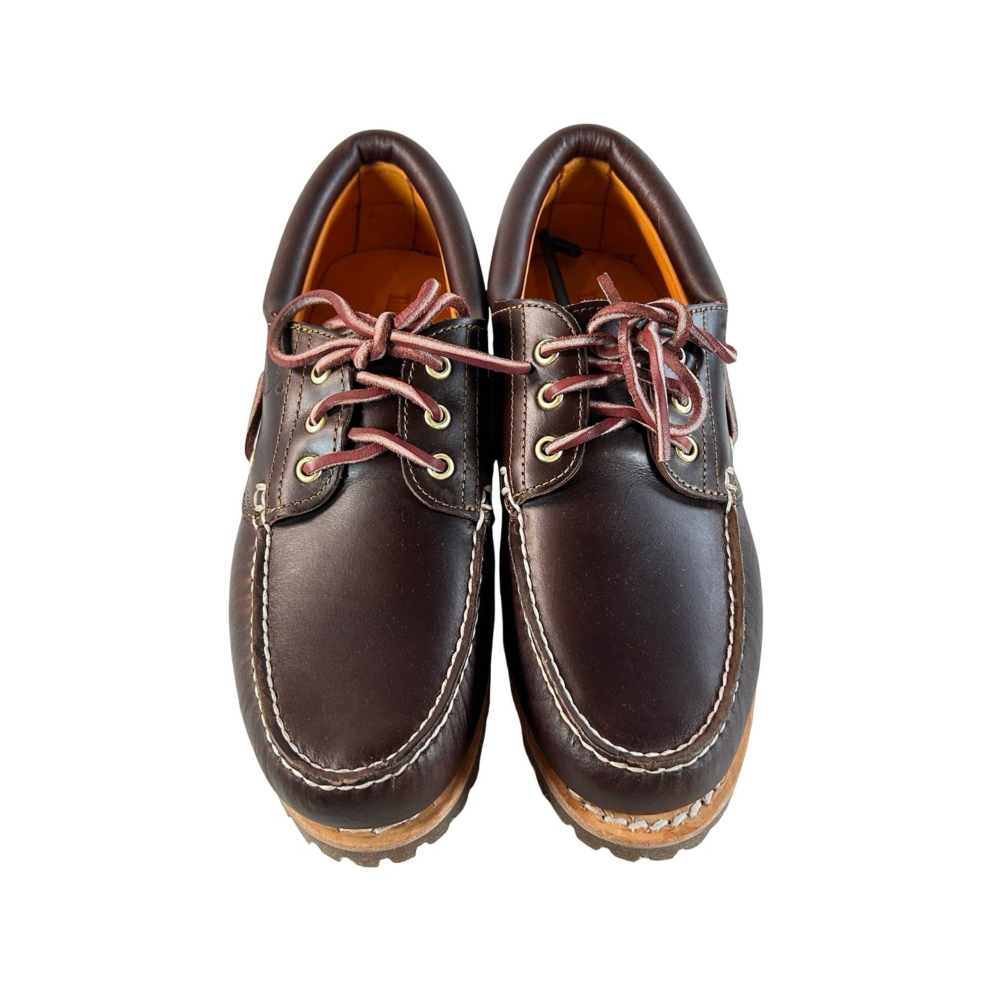 TB030003 214 Timberland Authentics 3 Eye Classic Lug Brown Full-Grain Leather