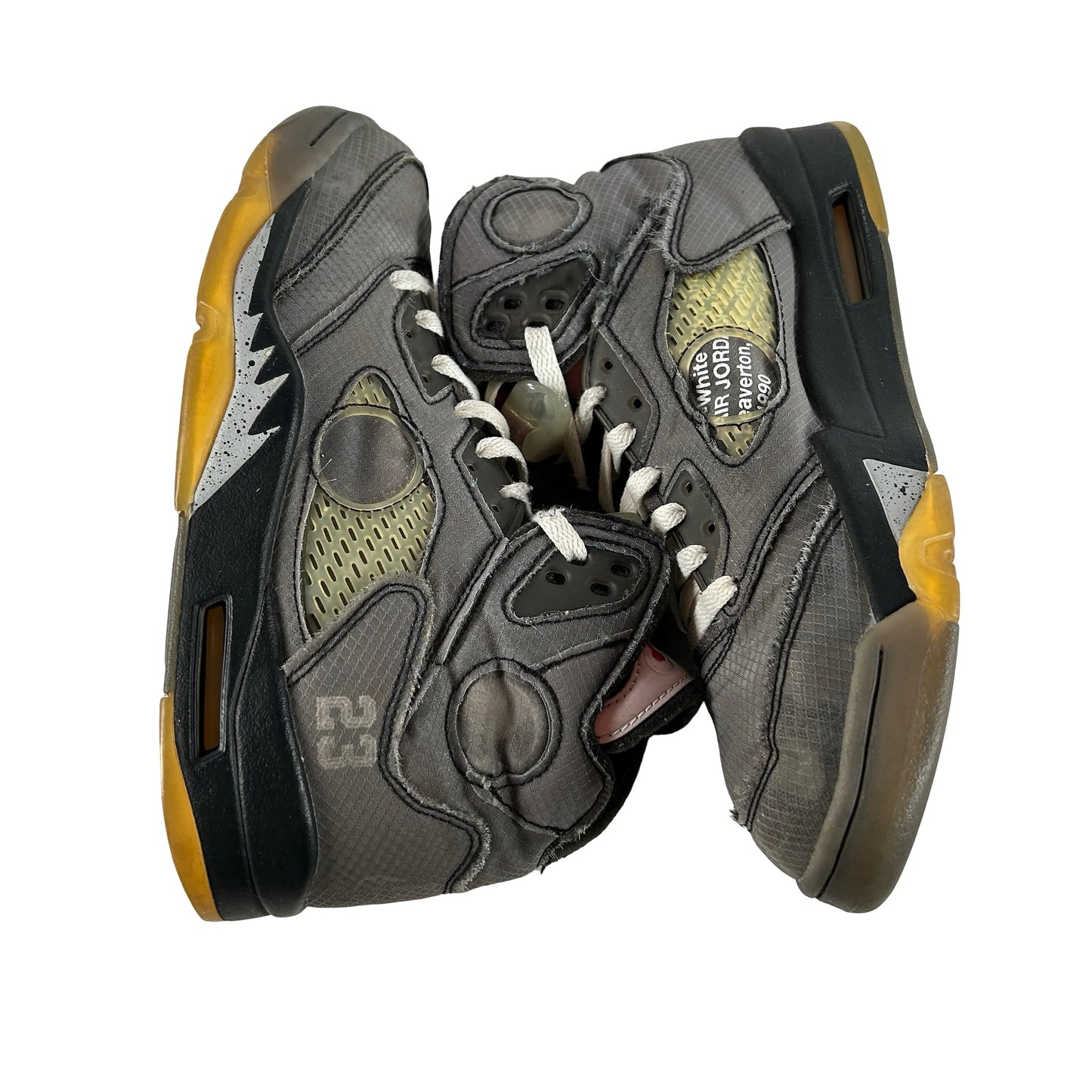 CT8480 001 Jordan 5 Off-White Black [USED] - 8.5 M (Used3)
