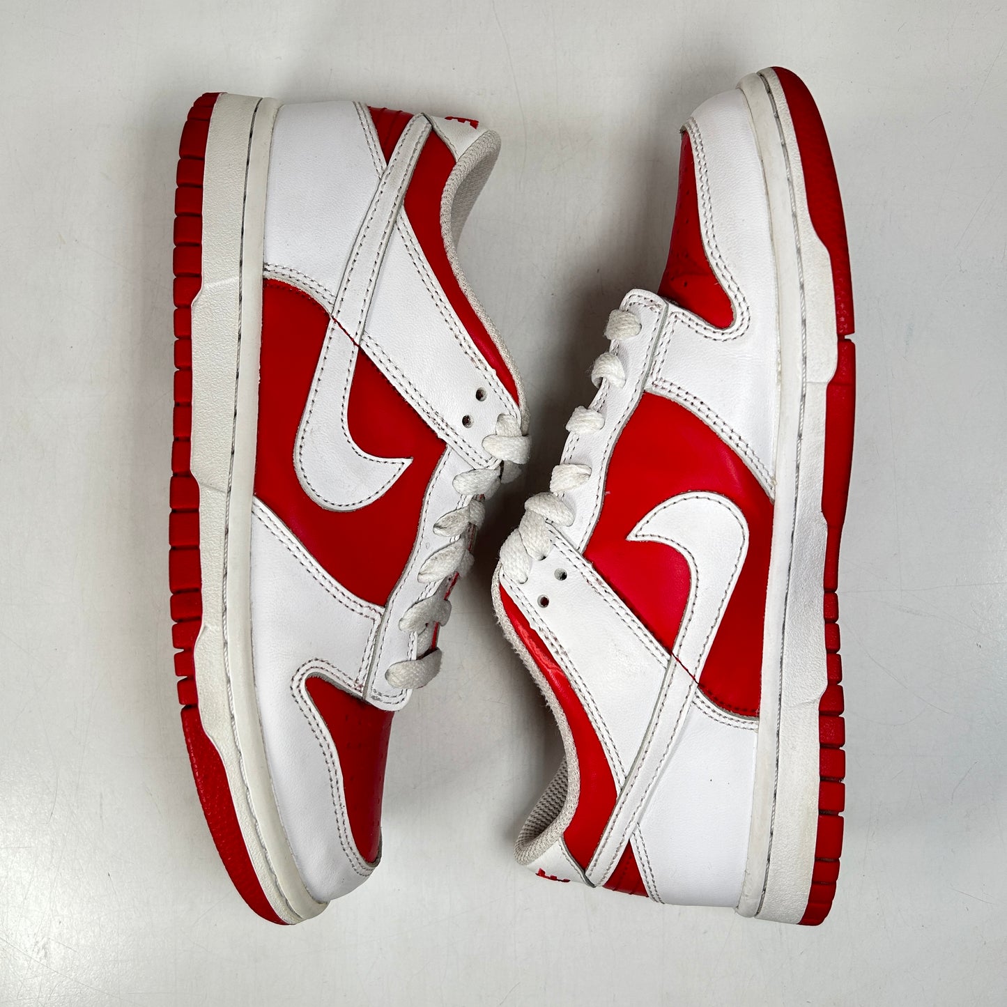 CW1590 600 Nike Dunk Low Championship Red (2021) (GS) [USED] - 5.5 Y (Used) (No Box)