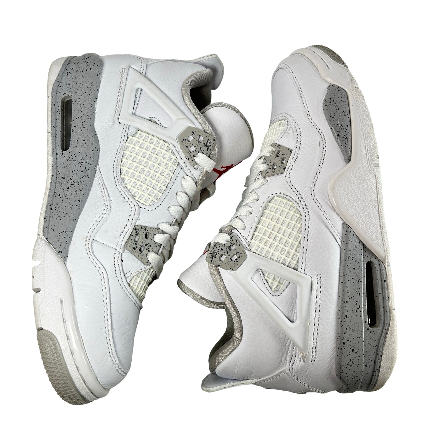 DJ4699 100 Jordan 4 Retro White Oreo (2021) (GS) [USED] - 4.5 Y (Used) (Replace Box)