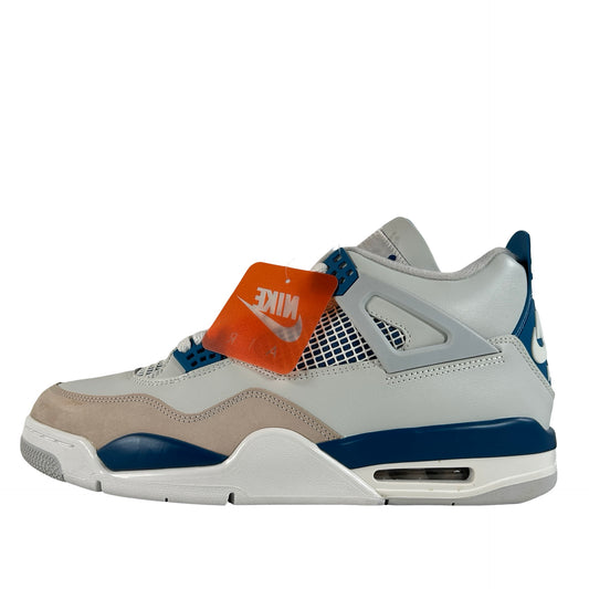 FV5029 141 Jordan 4 Retro Military Blue (2024) [CONDITIONAL] - 13 M (Discoloration on suede) (Replacement Box)