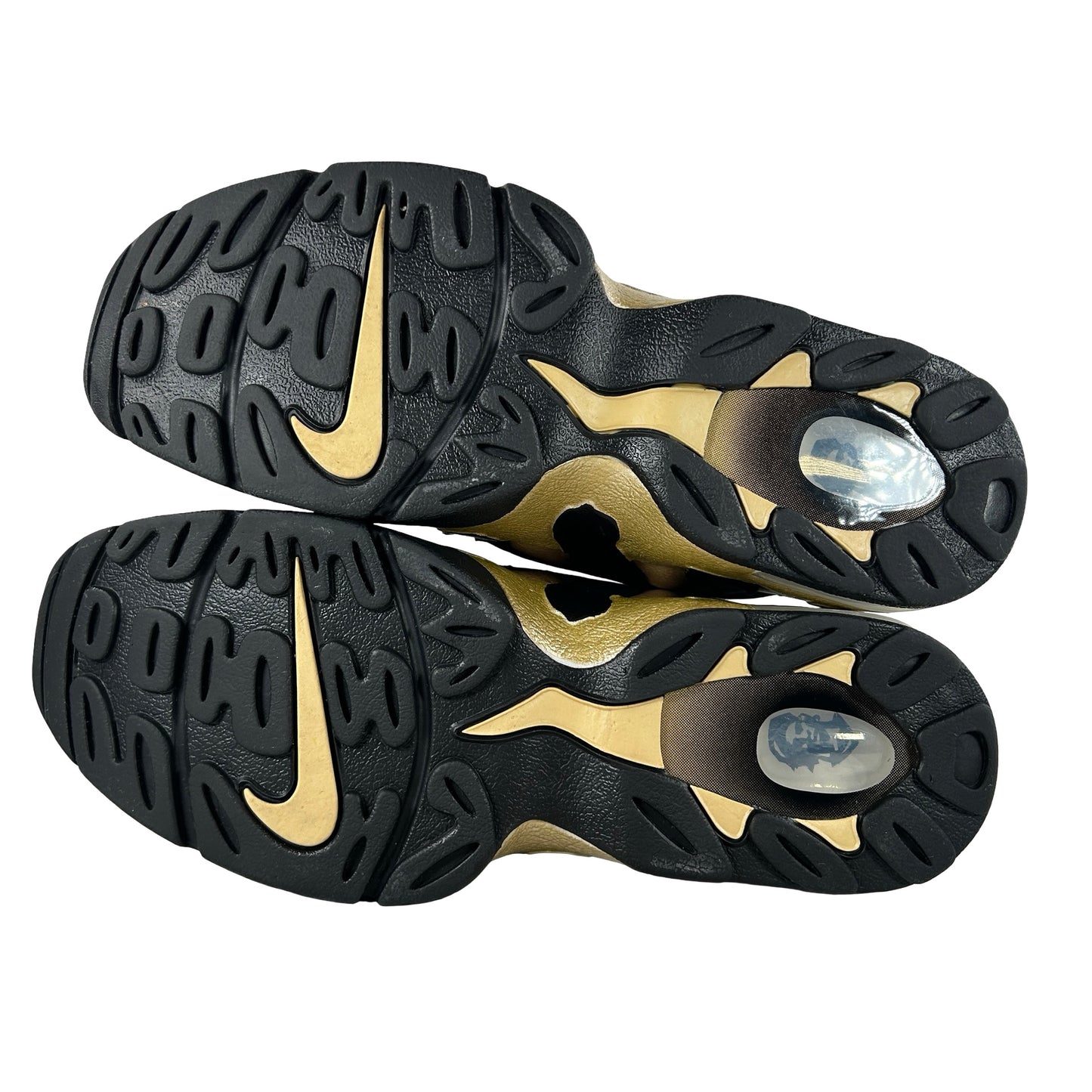 HM9236 001 Nike Air DT Max '96 Black Vegas Gold [USED] - 12 M (Used)