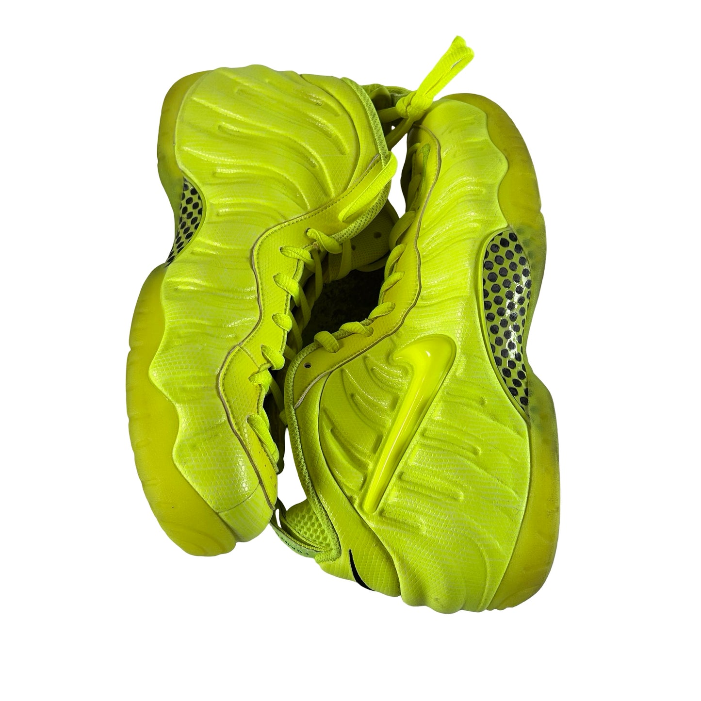 624041 700 Nike Air Foamposite Pro Volt (2021) [USED] - 10.5 M (Used) (No Box)