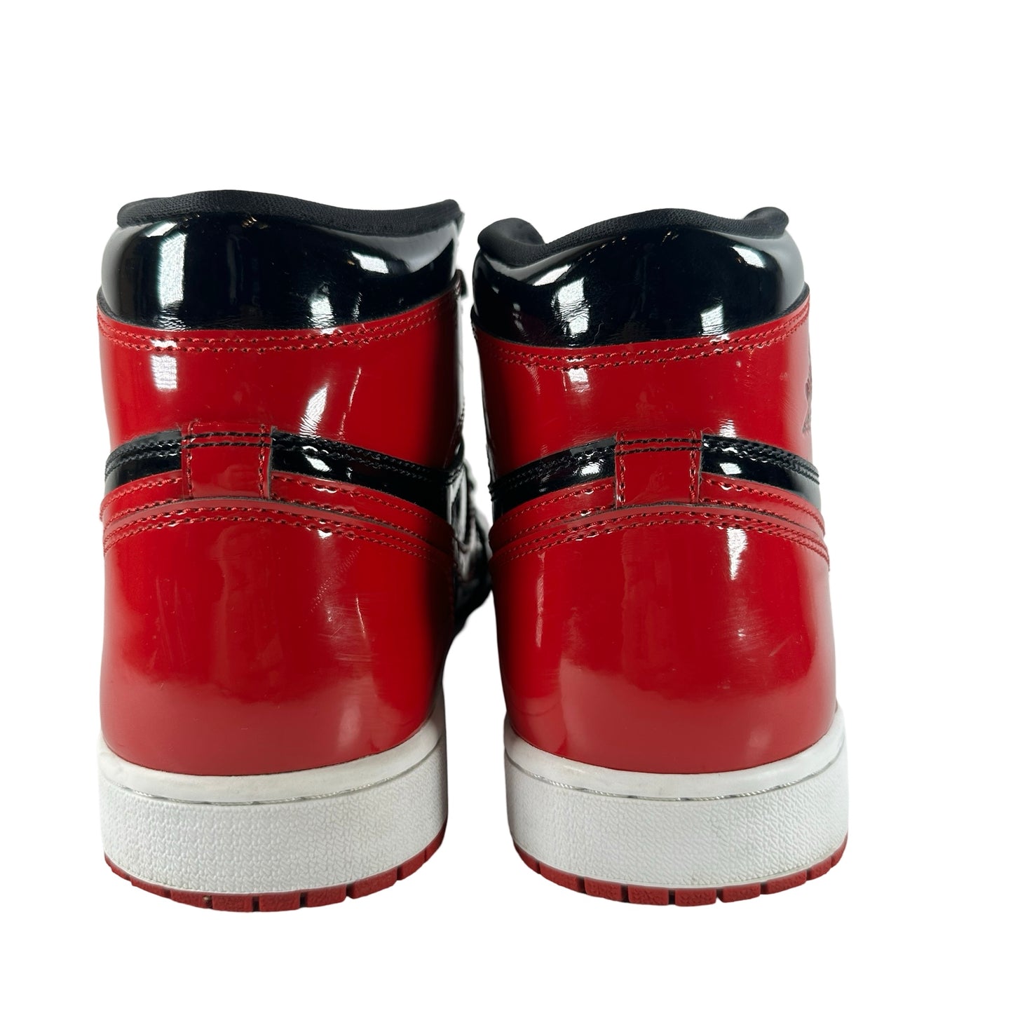 555088 063 Jordan 1 Retro High OG Patent Bred [USED] - 10 M (Used) (No Box)