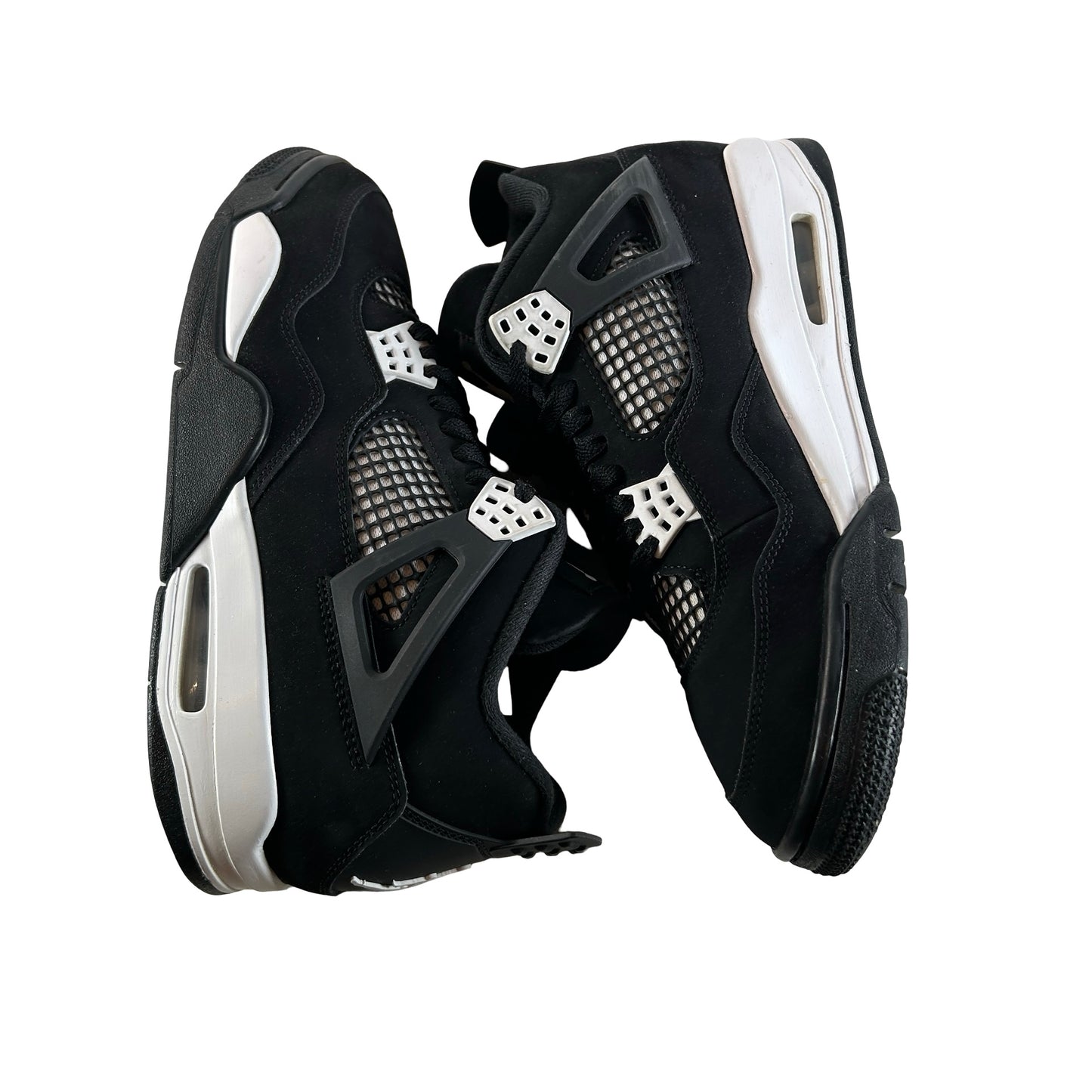 FQ8138 001 Air Jordan 4 Retro White Thunder [USED] - 10.5 M (Used2) (Replace Box2)