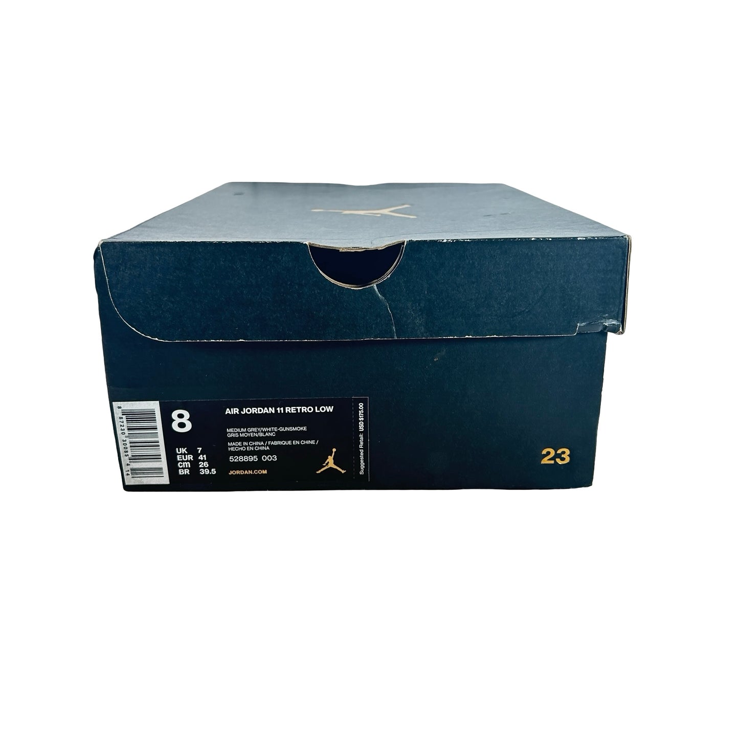 528895 003 Jordan 11 Retro Low Cool Grey [USED]  - 8 M (Used)