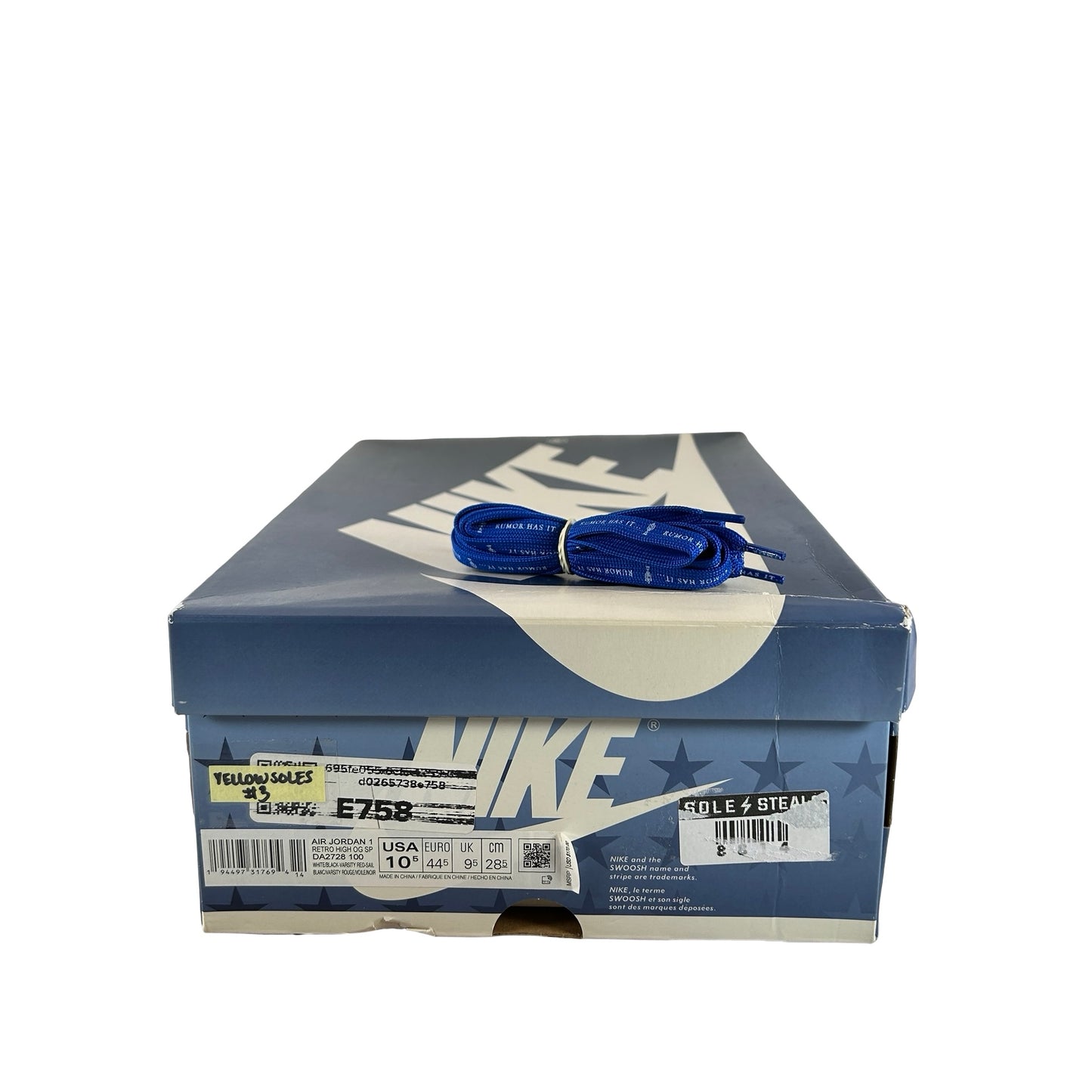 DA2728 100 Jordan 1 Trophy Room [CONDITIONAL] - 10.5 M (Yellowing Soles3)