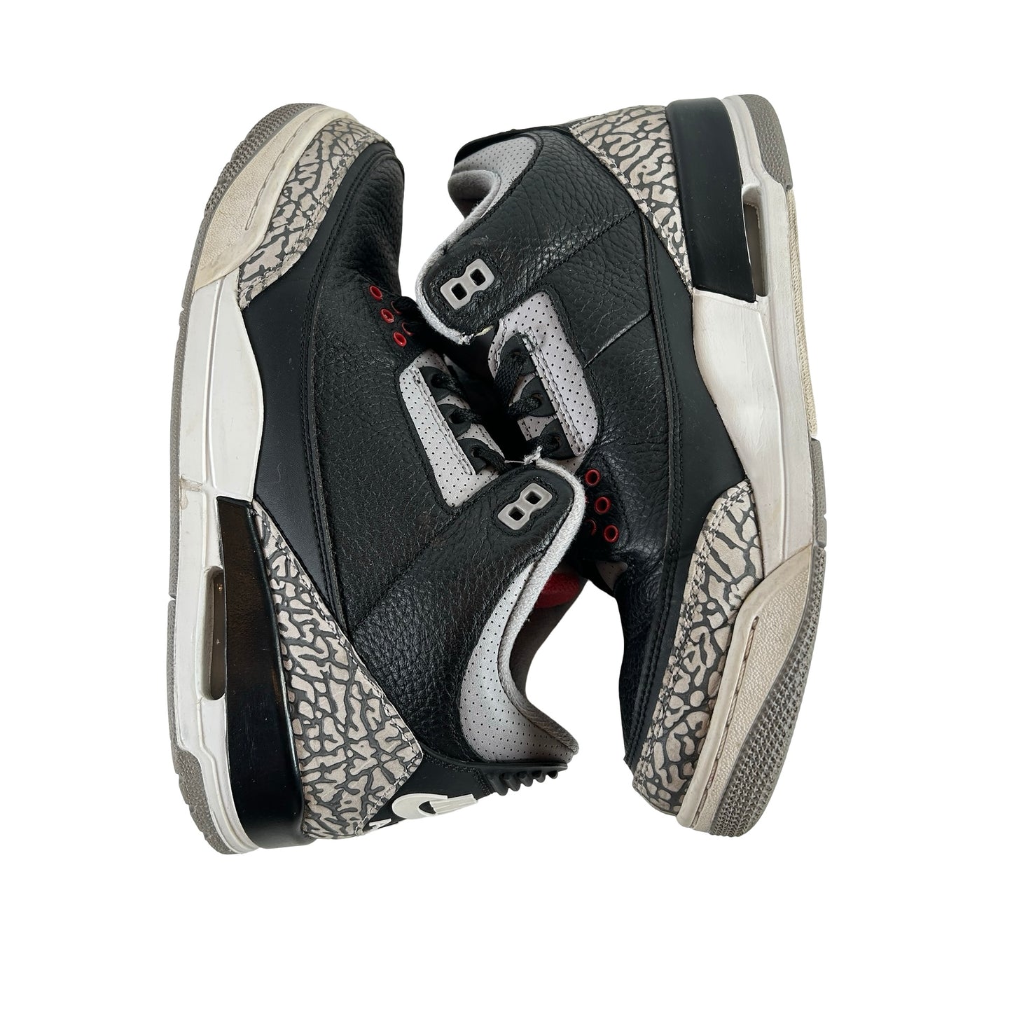 854262 001 Jordan 3 Black Cement 2018 [USED] - 8.5 M (Used7)