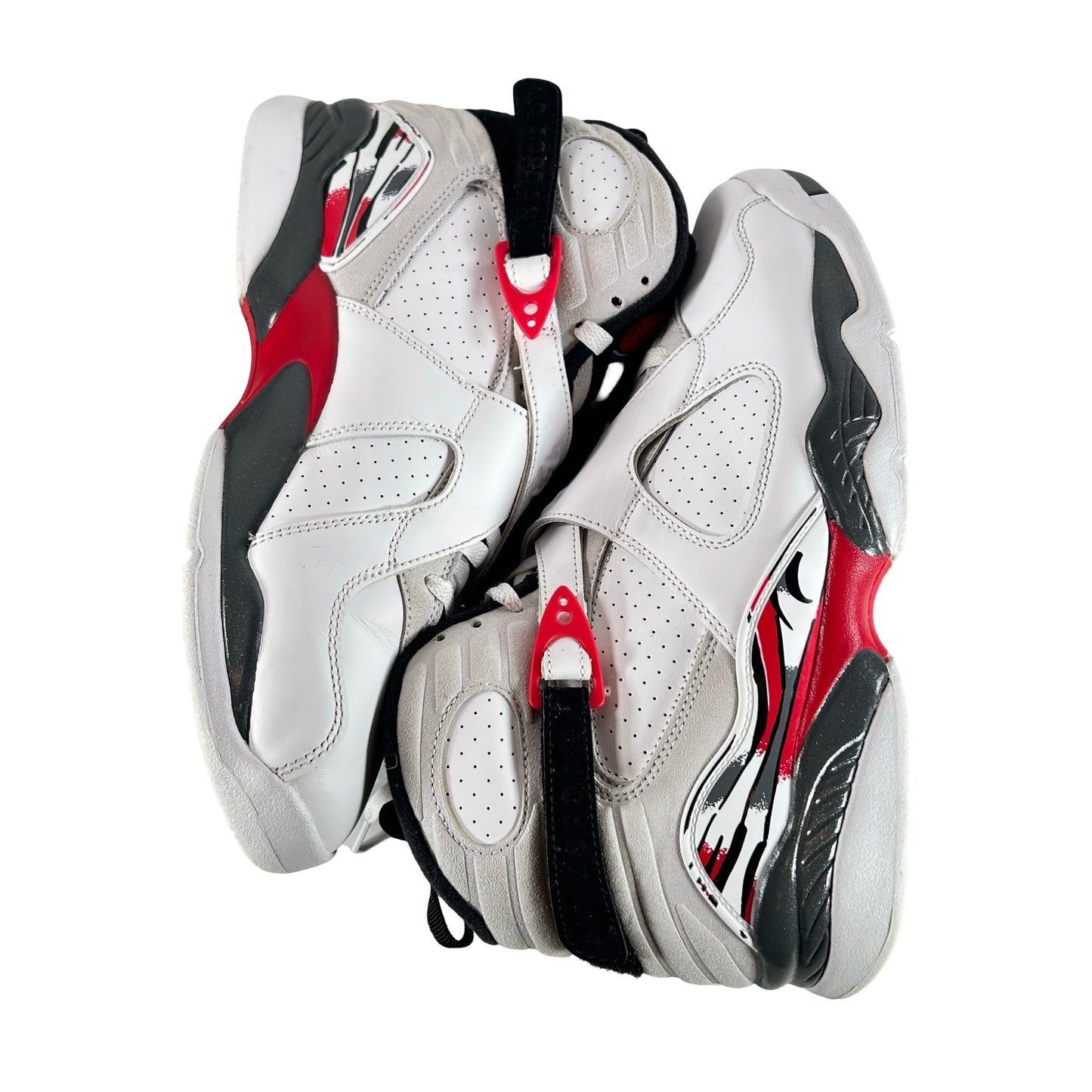 305381 100 Jordan 8 Retro White True Red (2025) [USED] - 10 M (Used4)