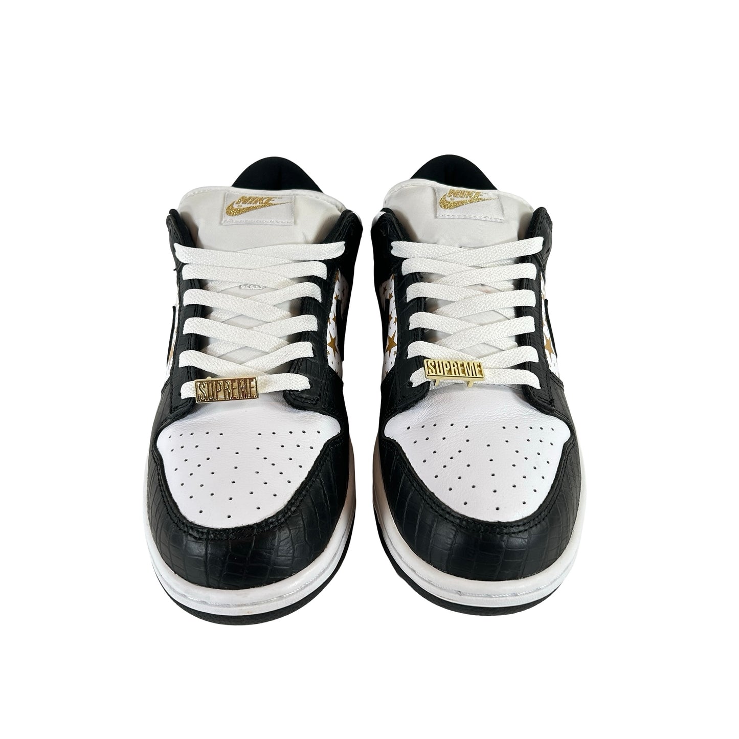 DH3228 102 Dunk SB Low Supreme Black [USED] - 8 M (Used)