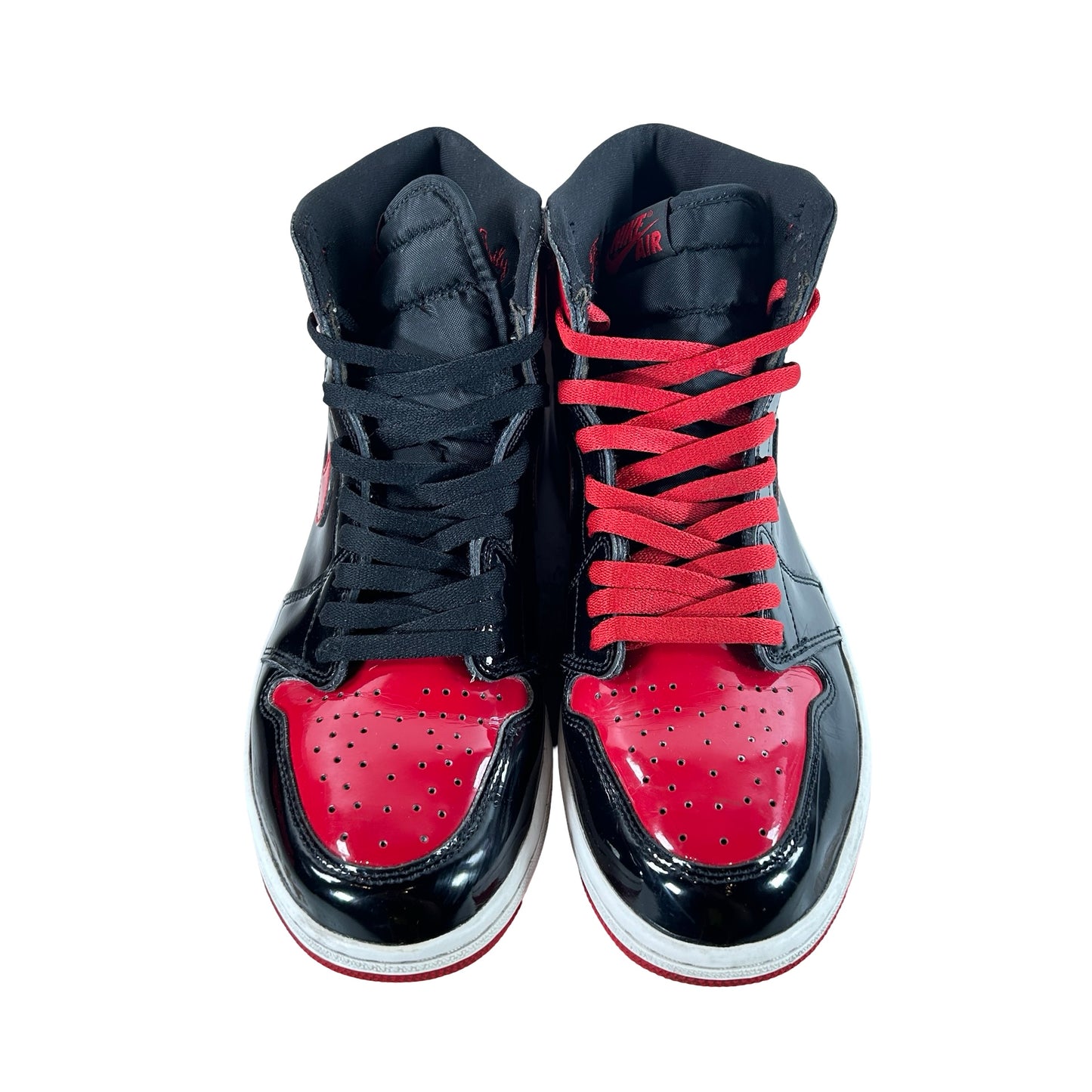 555088 063 Jordan 1 Retro High OG Patent Bred [USED] - 11 M (Used10)