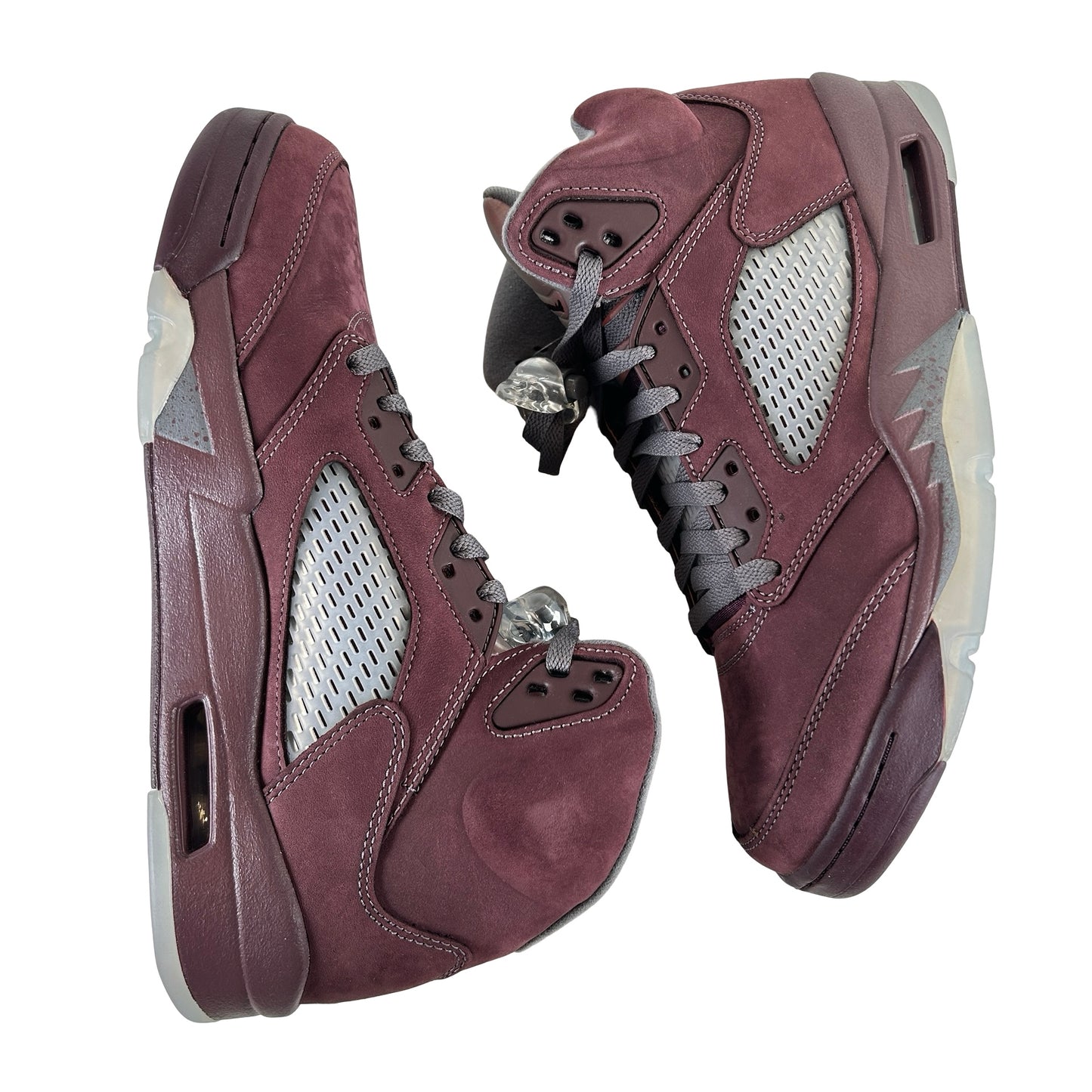 DZ4131 600 Jordan 5 Retro Burgundy [CONDITIONAL] - 9.5 M (Yellowing)