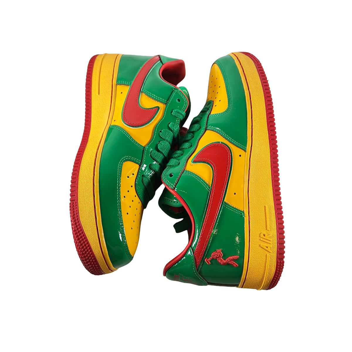 IH4383 300 Nike Air Force 1 Low Lil Yachty Concrete Boys Lucky Green [USED] - 9 M (Used7)