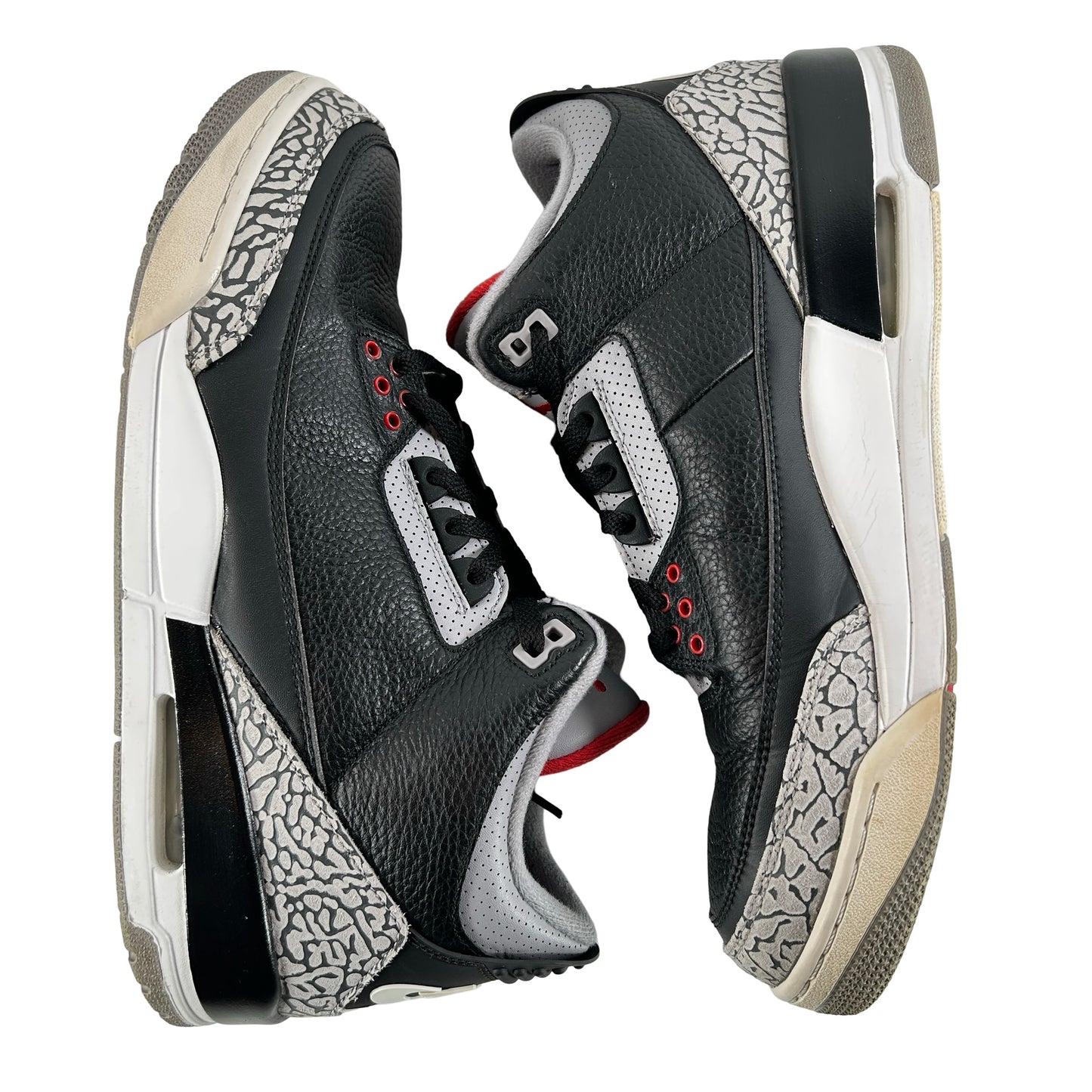 854262 001 Jordan 3 Black Cement 2018 [USED] - 12 M (Used2) (No Box2)