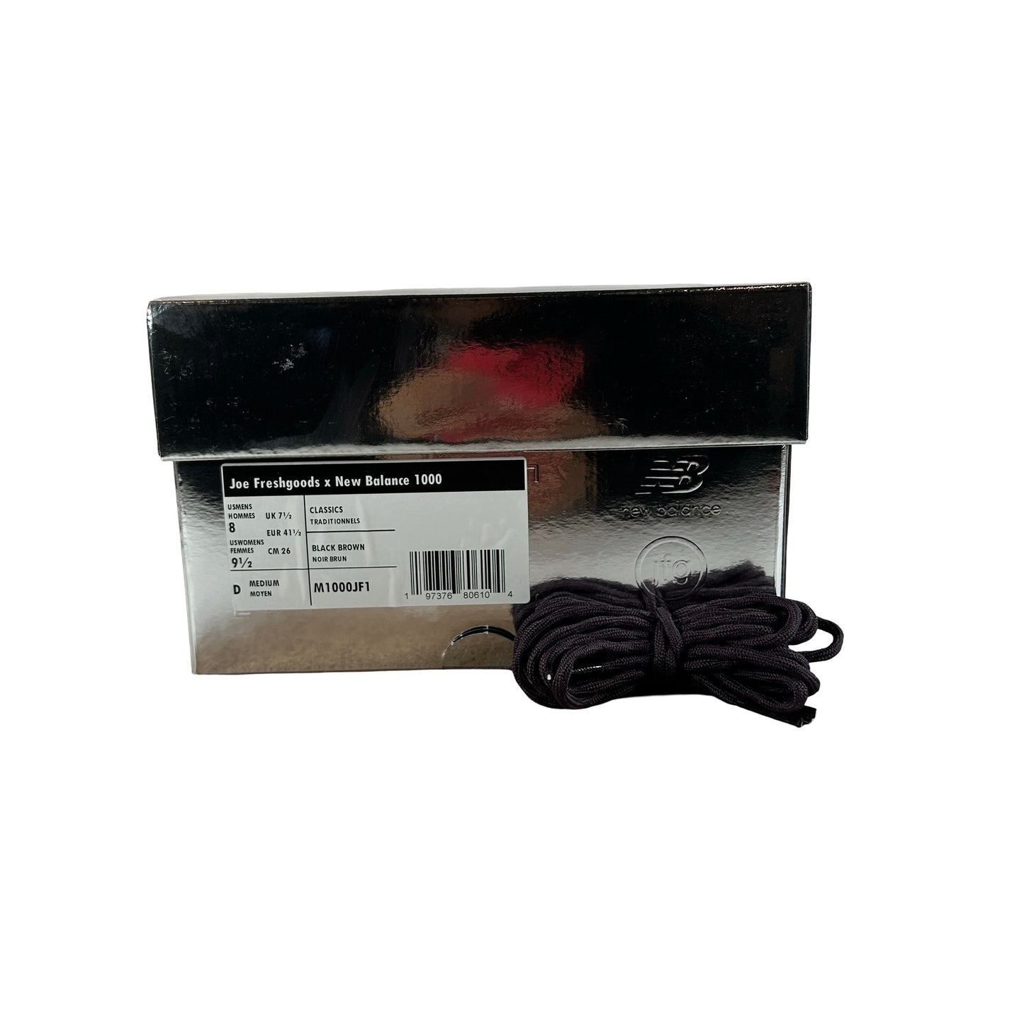 M1000JF1 New Balance 1000 Joe Freshgoods When Things Were Pure Black Ice [USED] - 8 M (Used)