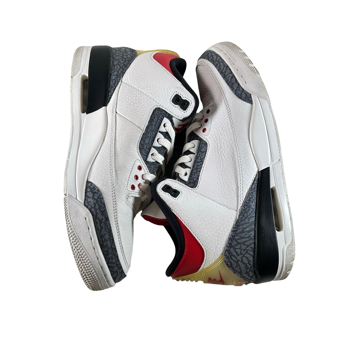 CZ6431 100 Jordan 3 Retro SE Fire Red Denim (2020) [USED] - 9 M (Used2)