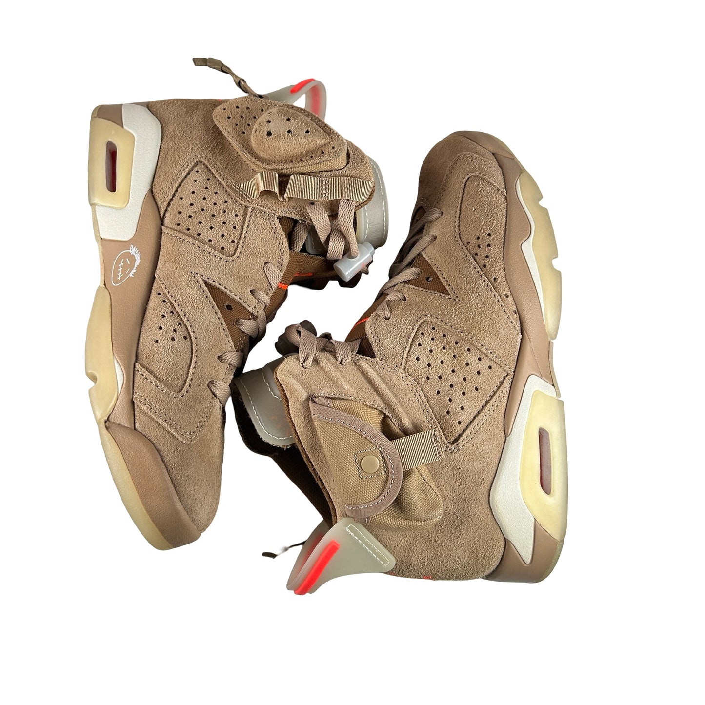 DH0690 200 Jordan 6 Retro Travis Scott British Khaki [USED] - 6.5 M (Used)