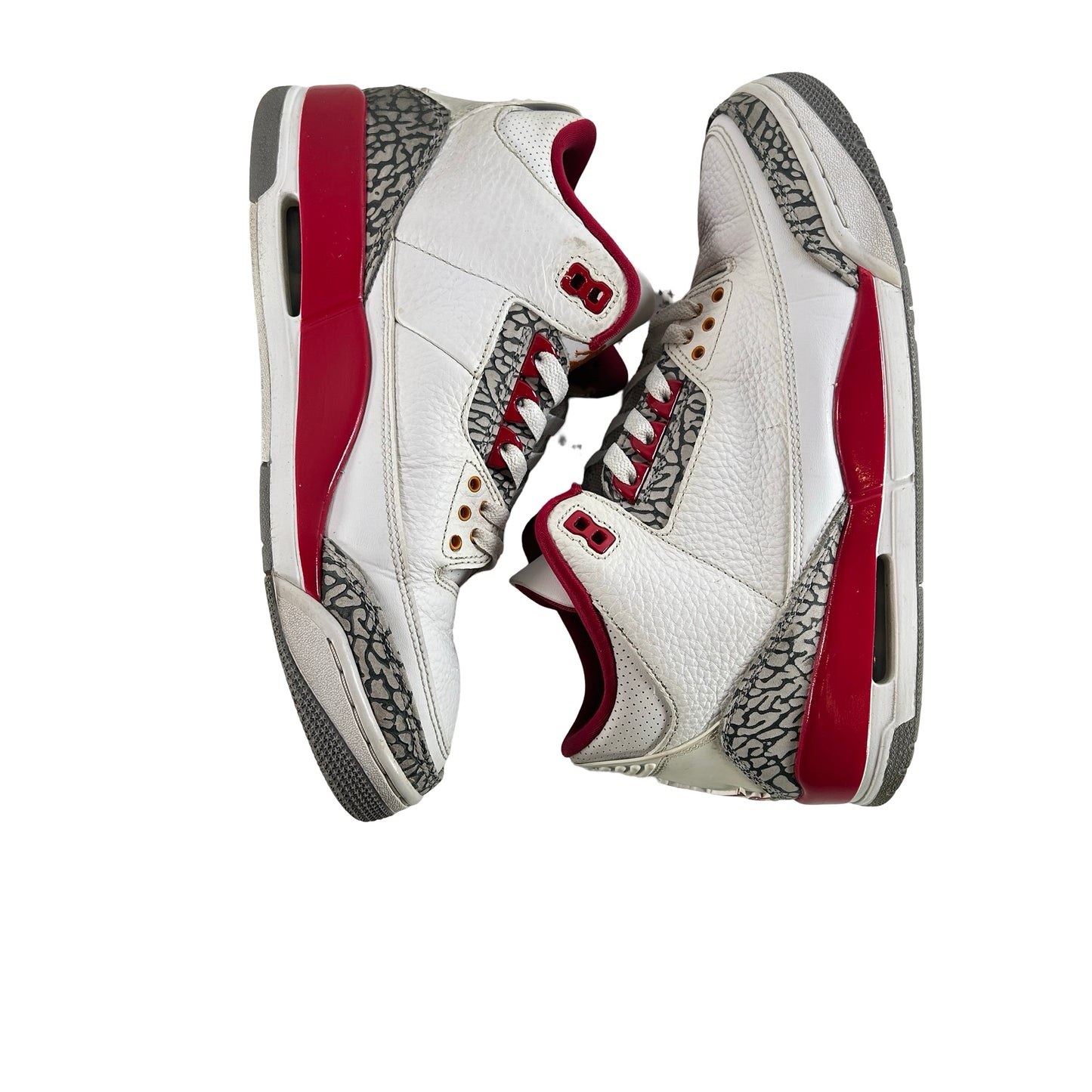 CT8532 126 Jordan 3 Retro Cardinal Red [USED] - 9 M (Used) (No Box)