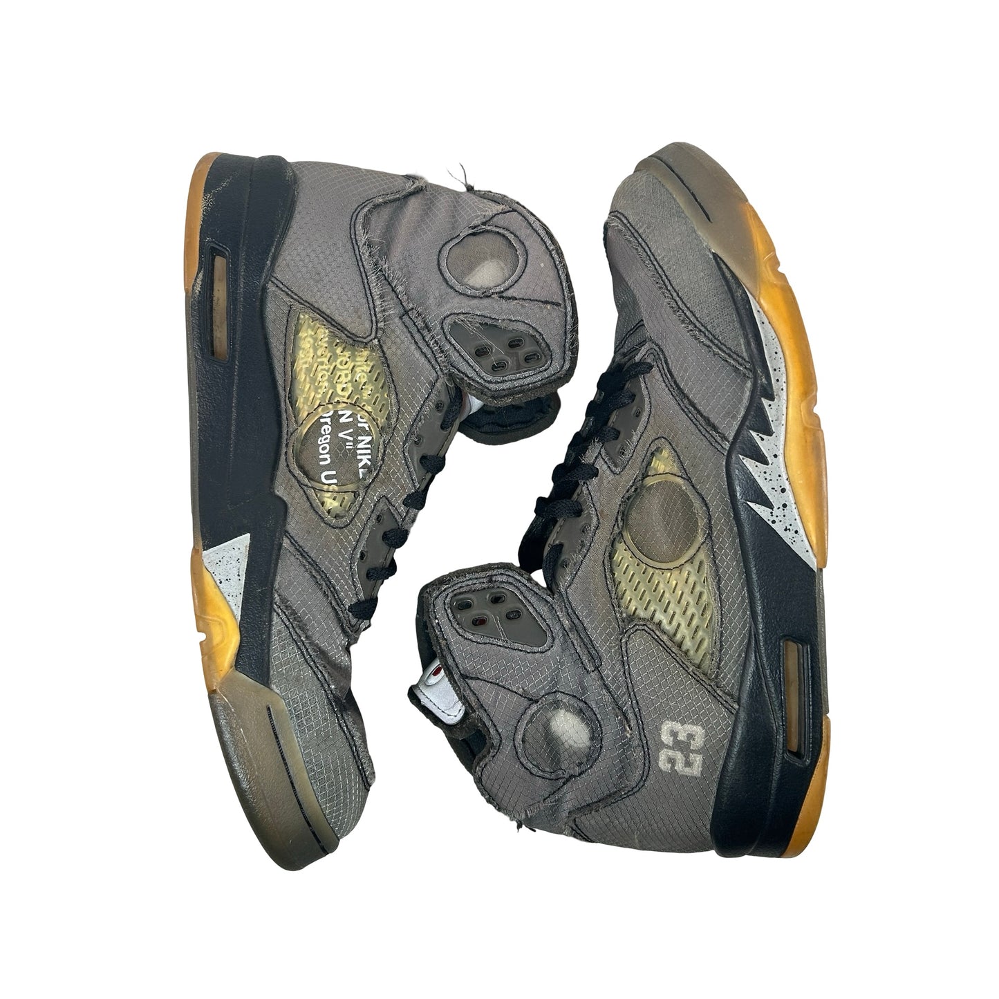CT8480 001 Jordan 5 Off-White Black [USED] - 11 M (Used2) (No Box2)