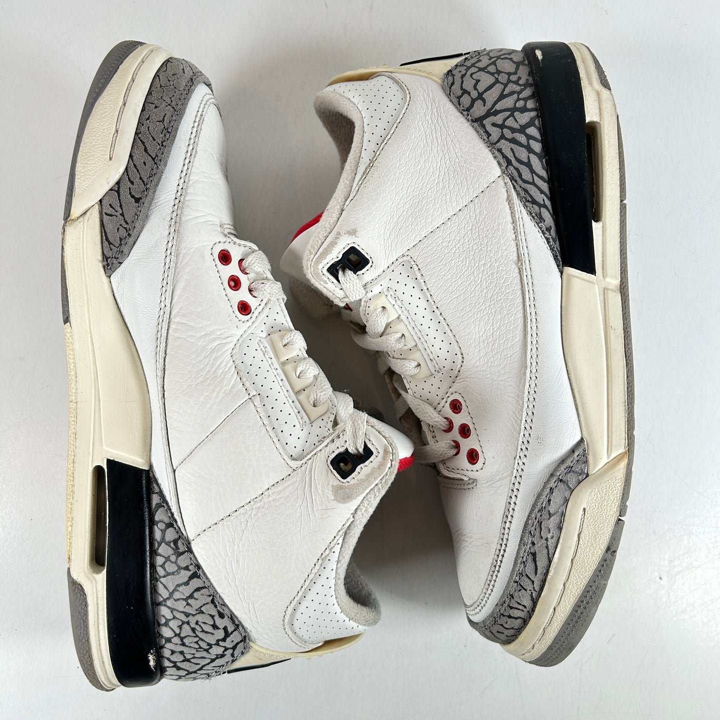 DM0967 100 Jordan 3 Retro White Cement Reimagined (GS) [USED] - 7 Y (Used) (Replace Box)