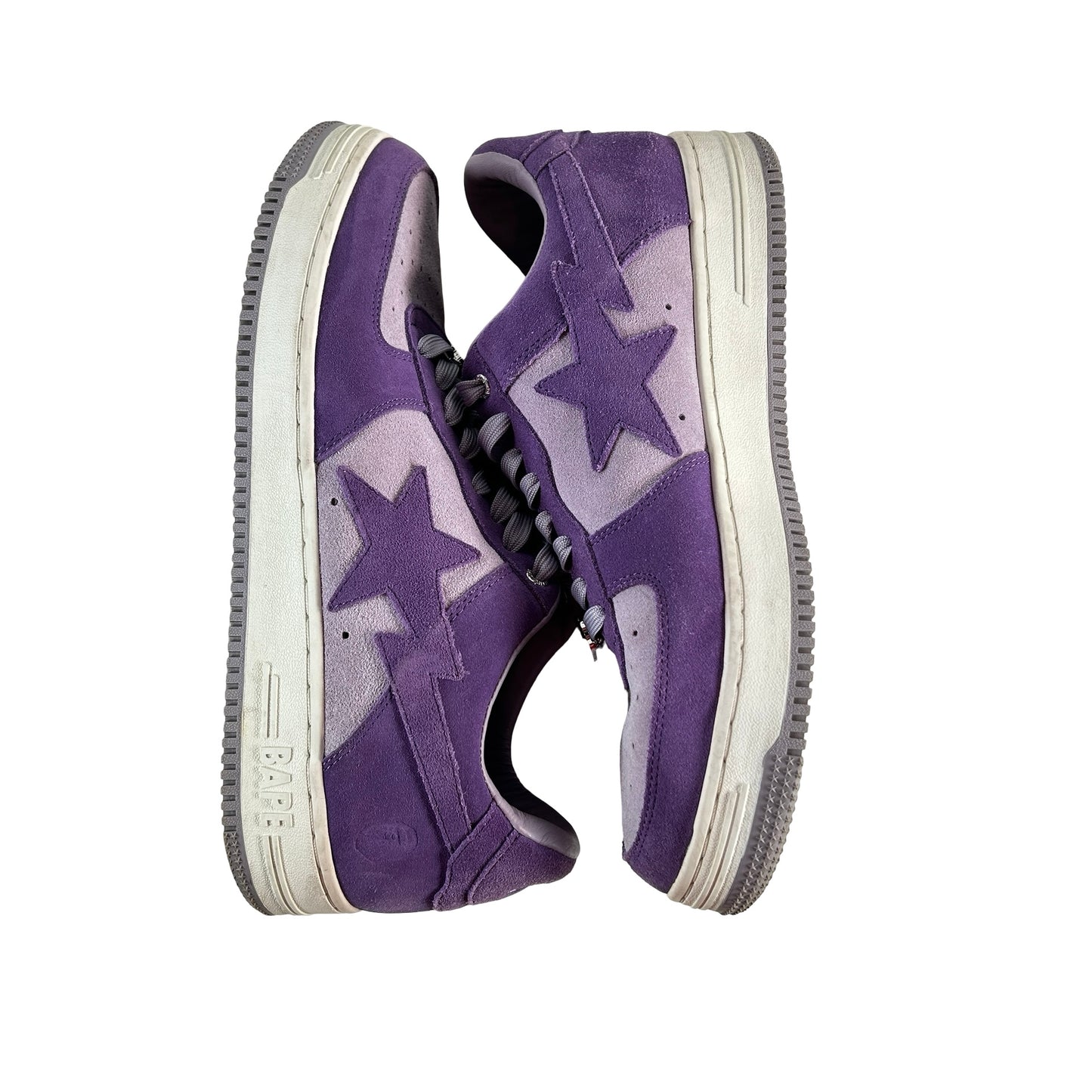 1I70 191 008 A Bathing Ape Bape Sta Suede Purple (2022) [USED] - 12 M (Used)