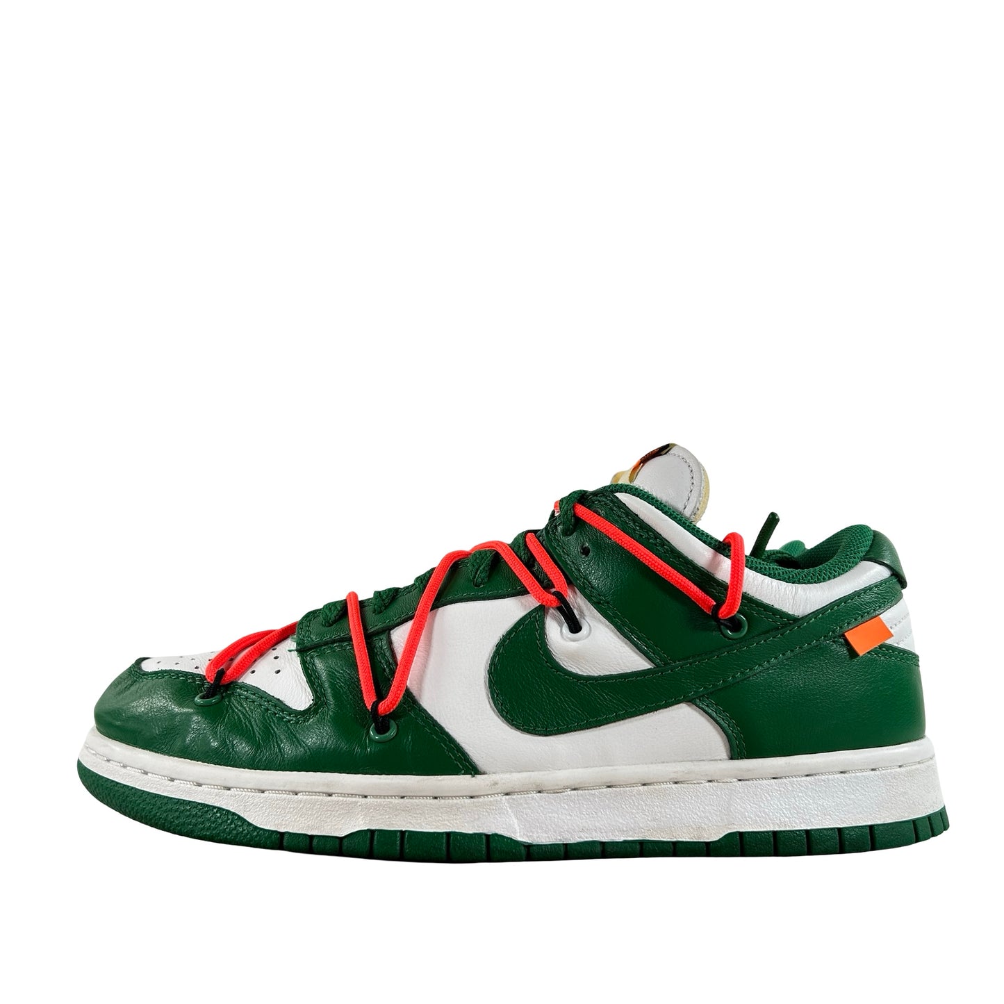 CT0856 100 Nike Dunk Low Off-White Green [USED] - 7.5 M (Used2)