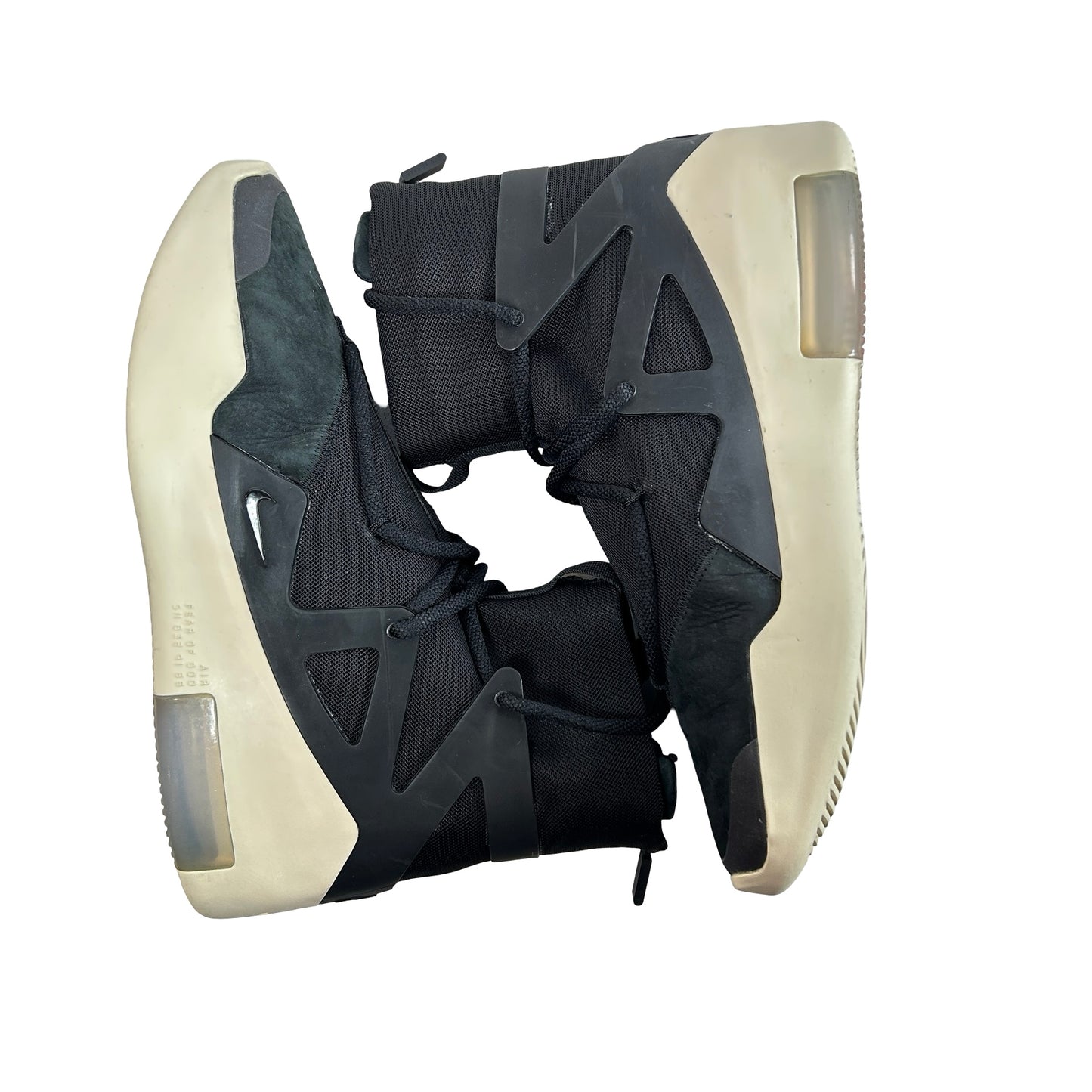 AR4237 001 Nike Air Fear Of God 1 Black [USED] - 9.5 M (Used)