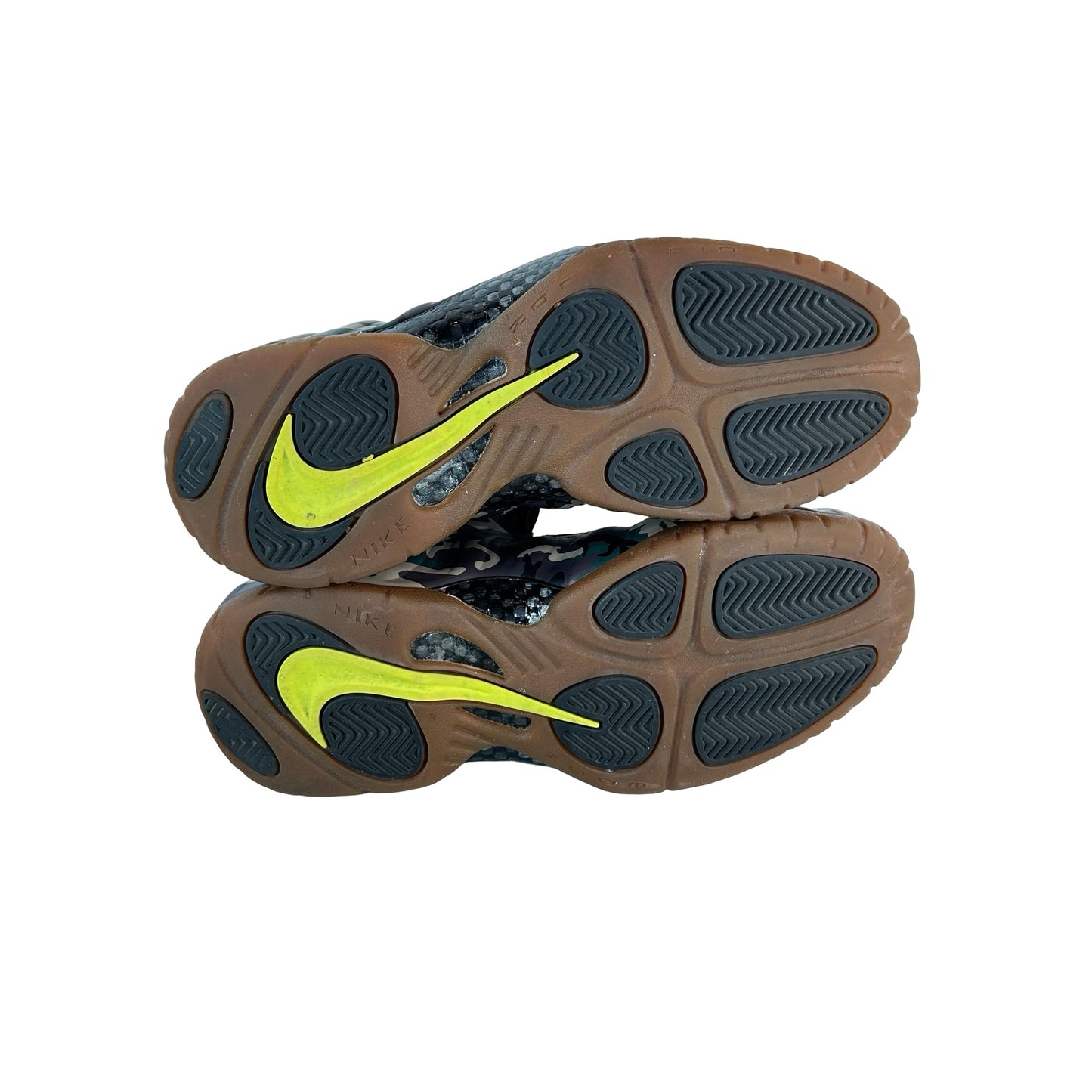 587547 300 Nike Air Foamposite Pro Army Camo [USED] - 7.5 M (Used) (Replace Box)