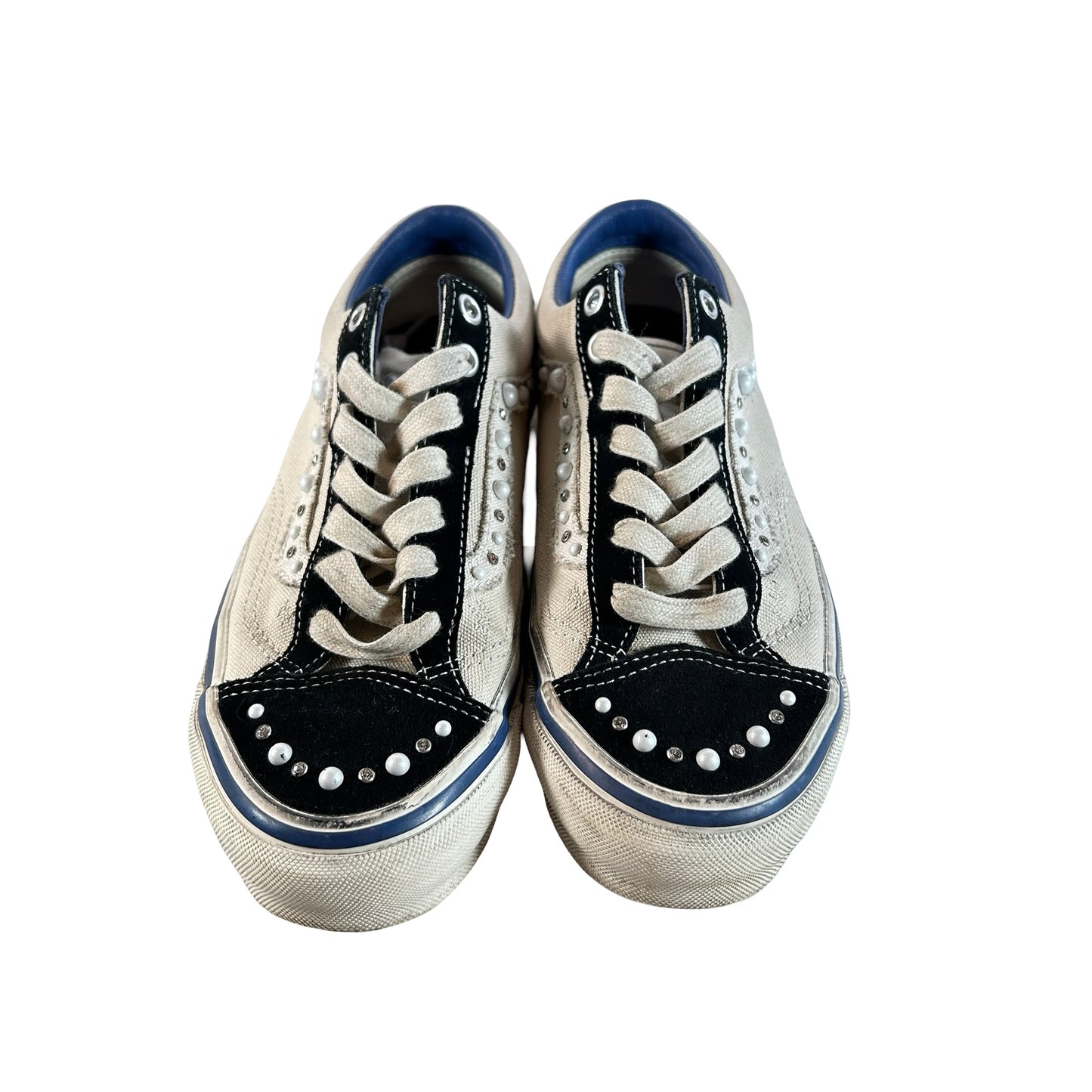 VN000S52FS8 Vans OTW Old Skool 36 Pearlized Pack Marshmallow White [USED] [SAMPLE] - 5.5 M (Used) (No Box)