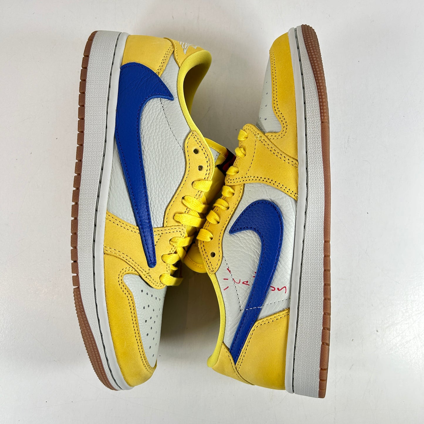 DZ4137 700 Jordan 1 Retro Low OG SP Travis Scott Canary (Women's) [USED] - 9 W (VNDS)
