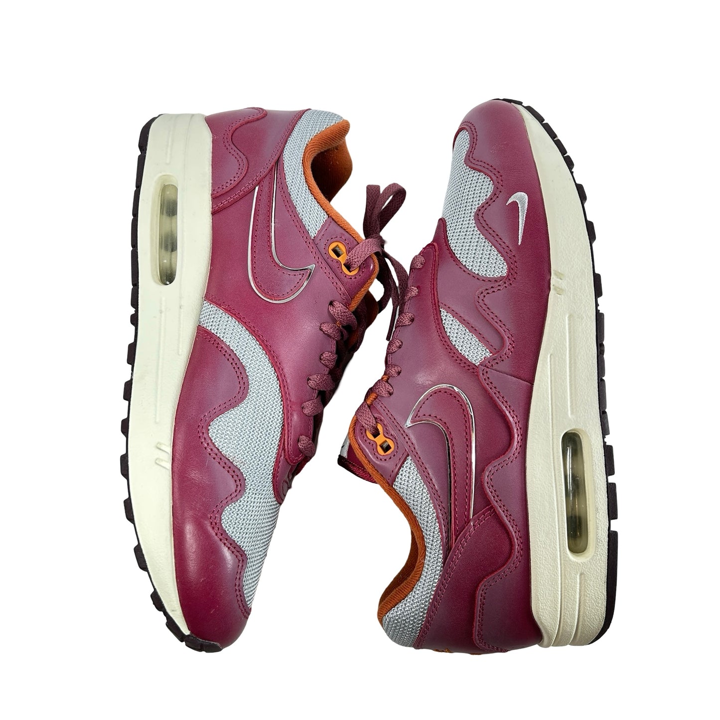 DO9549 001 Nike Air Max 1 Patta Waves Rush Maroon  [USED] - 10 M (Used2)
